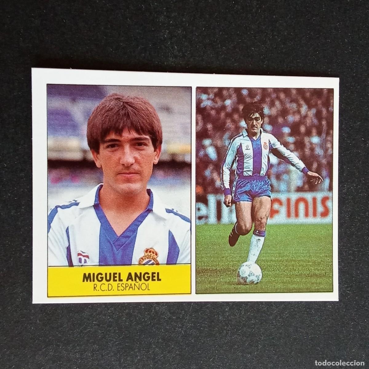 Cromos de f&uacute;tbol: MIGUEL ANGEL ESPA&Ntilde;OL CROMO EDITORIAL FESTIVAL 1987 1988 LIGA 87 88 NUNCA PEGADO