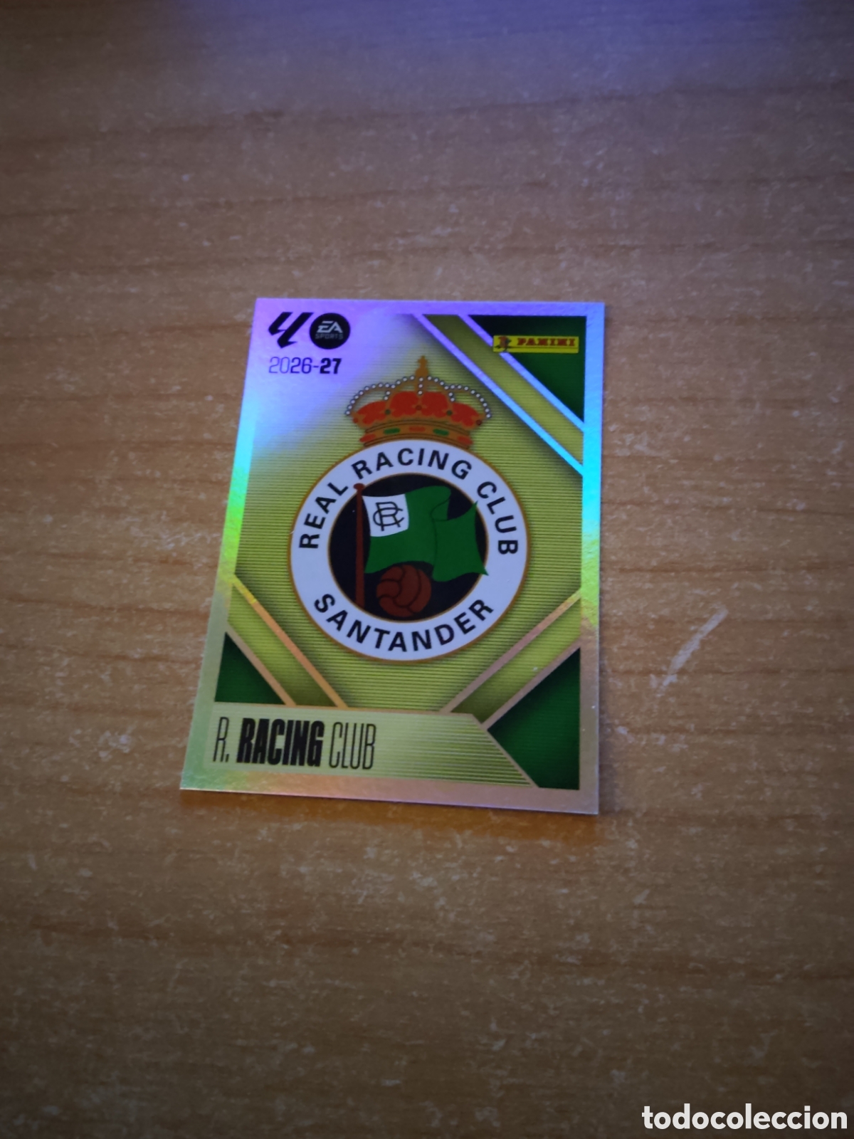 Cromos de Futebol: 1 ESCUDO RACING SANTANDER LIGA ESTE 2026 2027