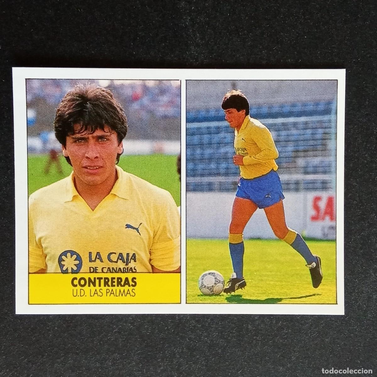 Cromos de f&uacute;tbol: CONTRERAS LAS PALMAS CROMO EDITORIAL FESTIVAL 1987 1988 LIGA 87 88 NUNCA PEGADO