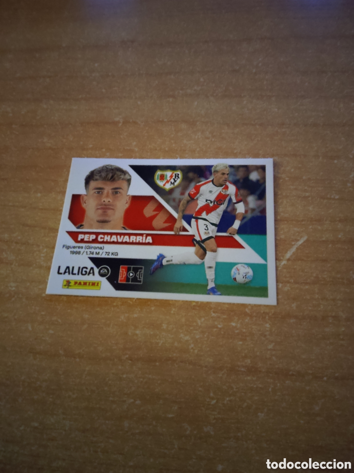 Cromos de f&uacute;tbol: 10 PEP CHAVARRIA RAYO VALLECANO LIGA ESTE 2026 2027