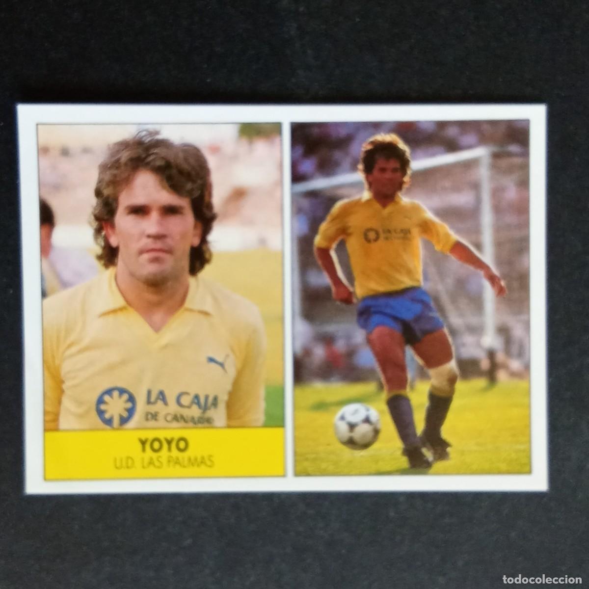 Cromos de f&uacute;tbol: YOYO LAS PALMAS CROMO EDITORIAL FESTIVAL 1987 1988 LIGA 87 88 NUNCA PEGADO