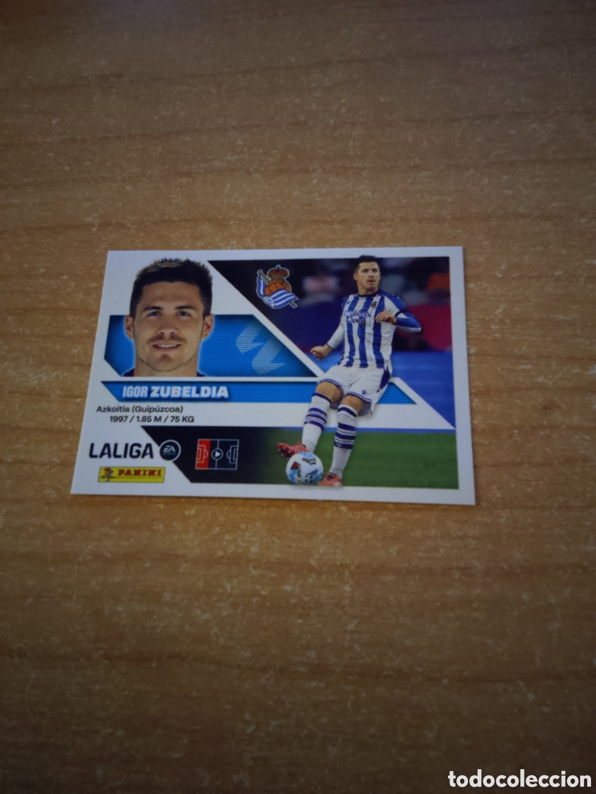 Cromos de f&uacute;tbol: 6 ZUBELDIA REAL SOCIEDAD LIGA ESTE 2026 2027