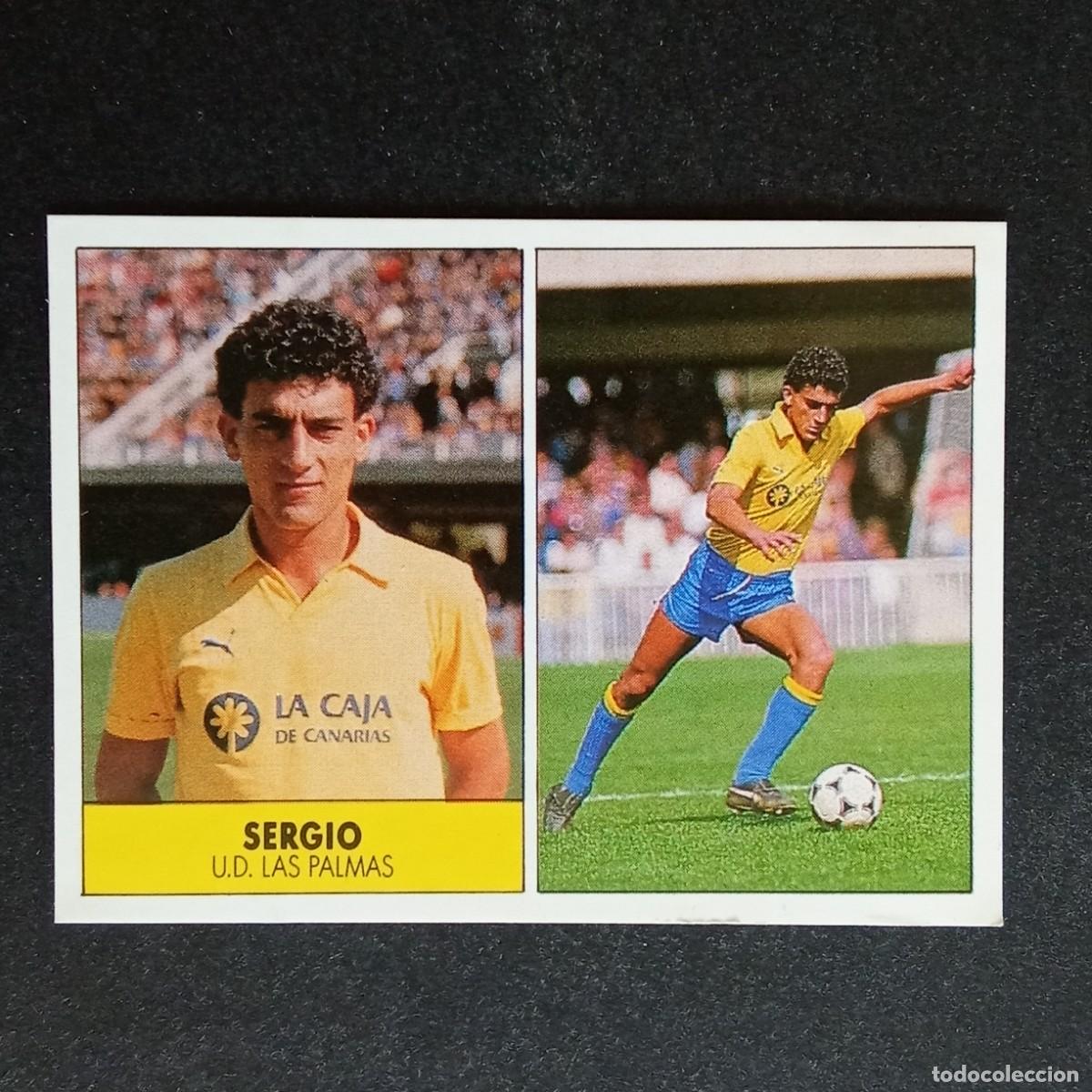 Cromos de f&uacute;tbol: SERGIO LAS PALMAS CROMO EDITORIAL FESTIVAL 1987 1988 LIGA 87 88 NUNCA PEGADO