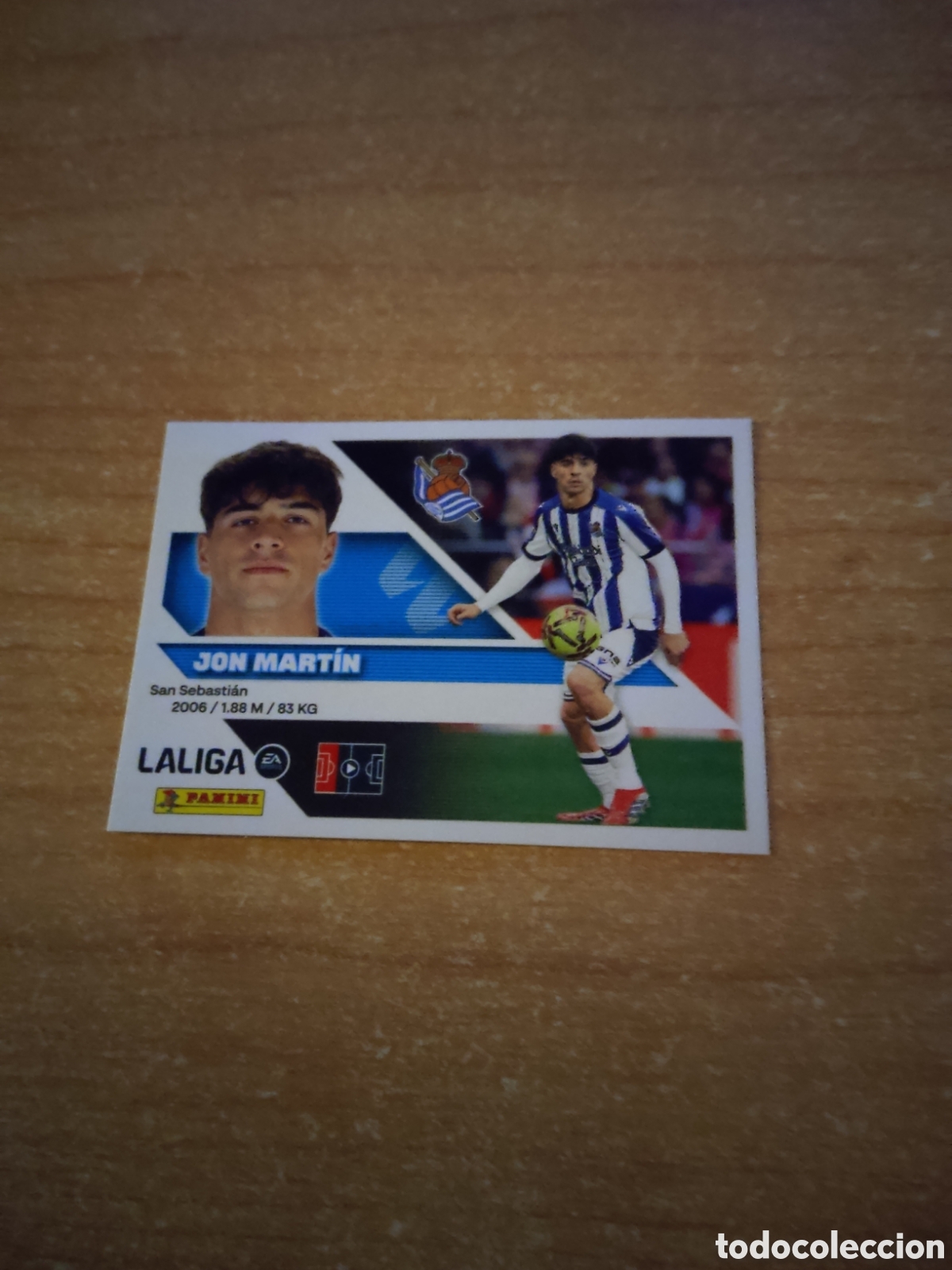 Cromos de f&uacute;tbol: 7 JON MARTIN REAL SOCIEDAD LIGA ESTE 2026 2027