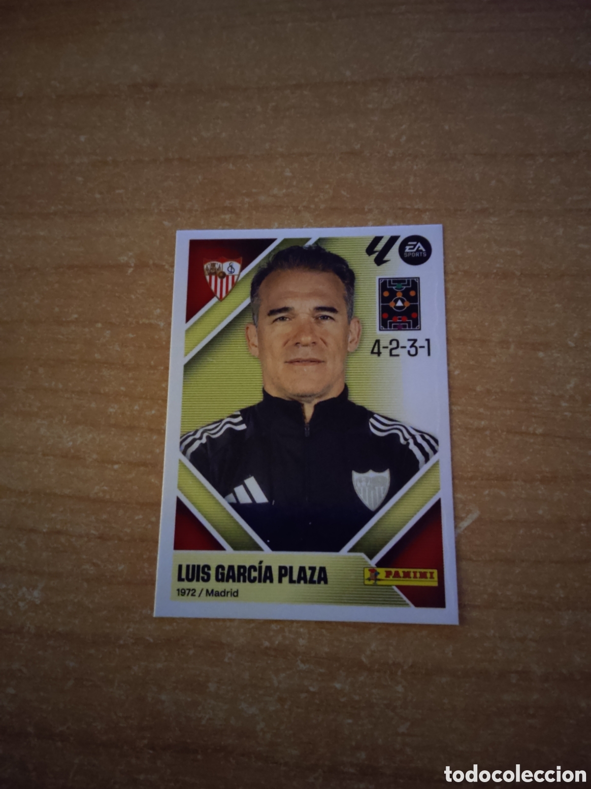 Cromos de f&uacute;tbol: 2 LUIS GARCIA PLAZA SEVILLA LIGA ESTE 2026 2027