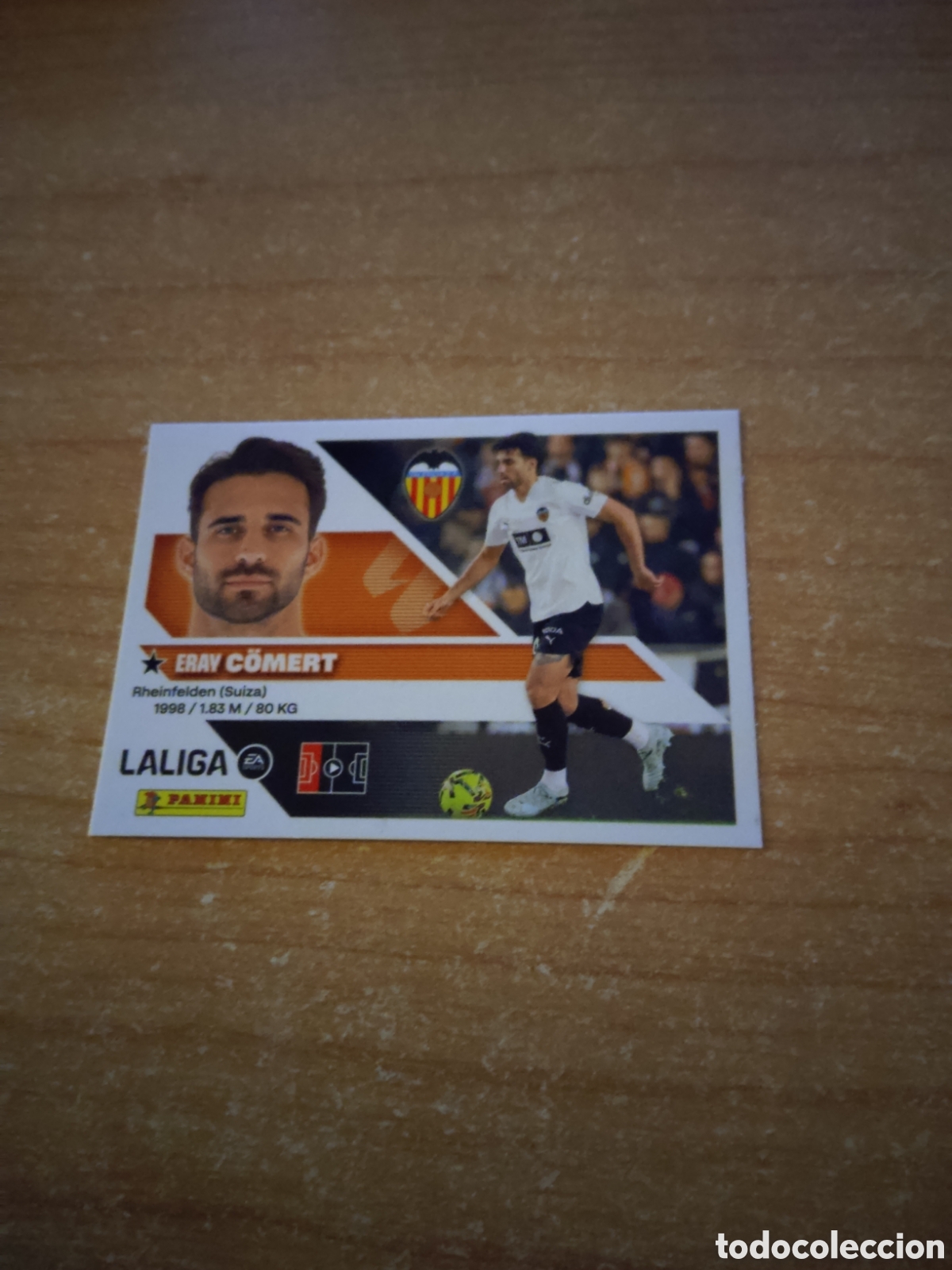 Cromos de f&uacute;tbol: 8 A COMERT VALENCIA LIGA ESTE 2026 2027