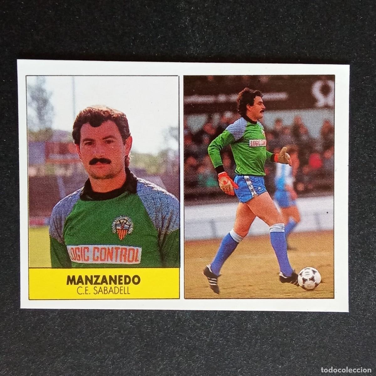 Cromos de f&uacute;tbol: MANZANEDO SABADELL CROMO EDITORIAL FESTIVAL 1987 1988 LIGA 87 88 NUNCA PEGADO
