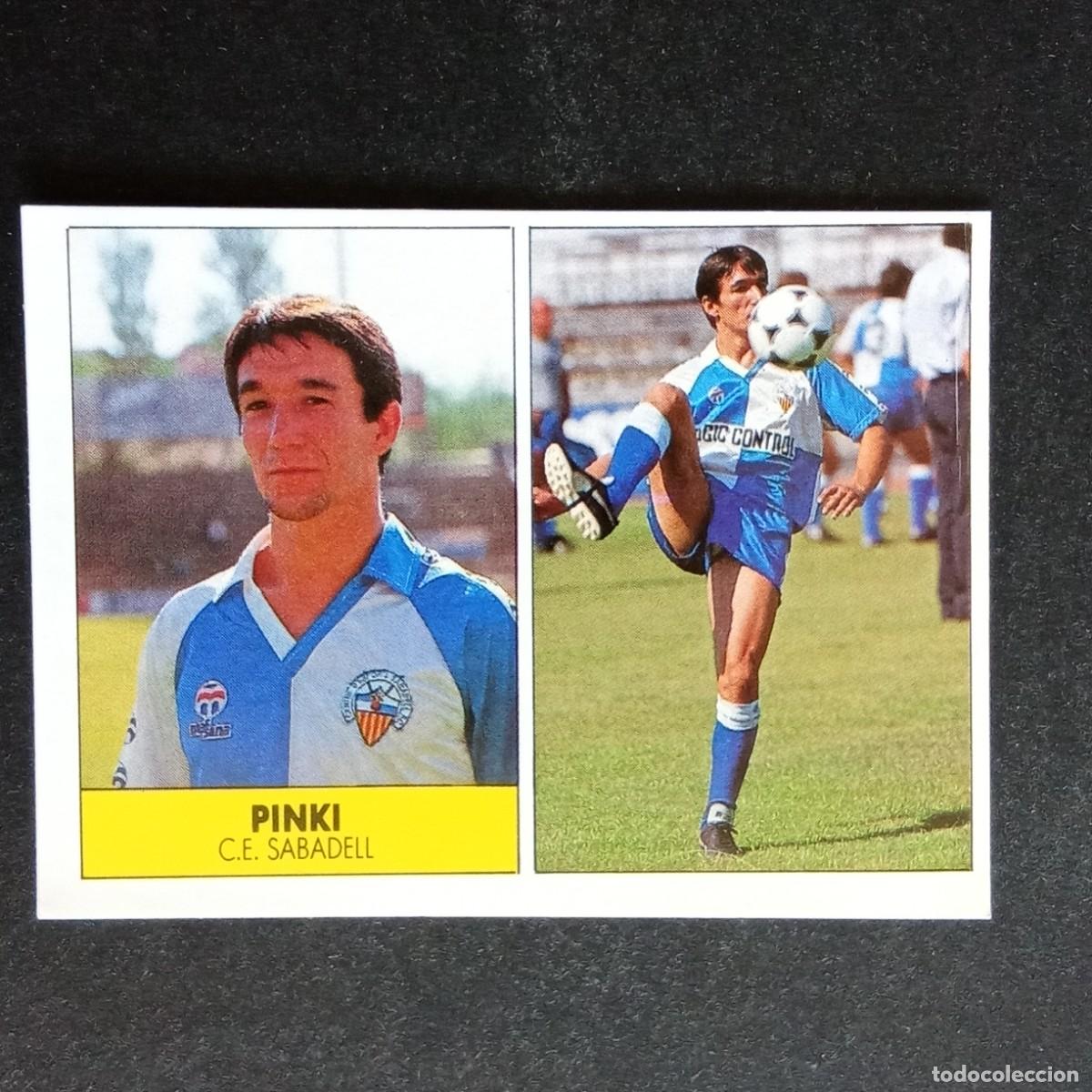 Cromos de f&uacute;tbol: PINKI SABADELL CROMO EDITORIAL FESTIVAL 1987 1988 LIGA 87 88 NUNCA PEGADO