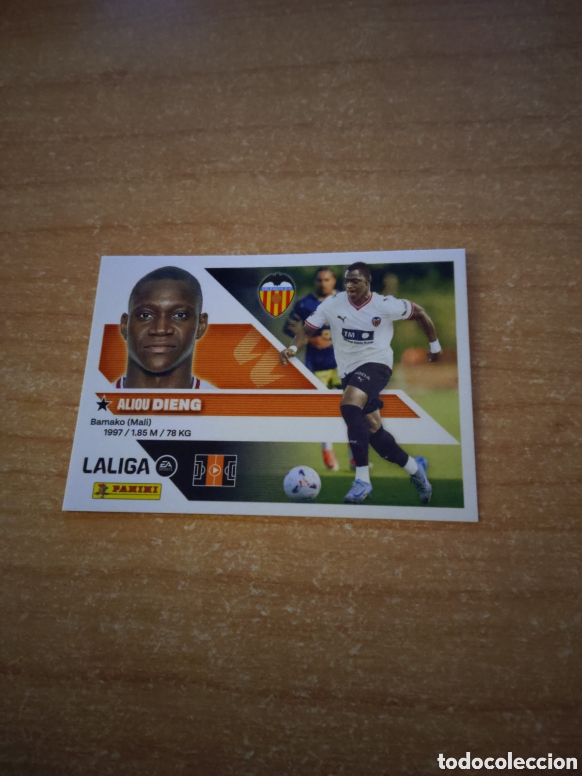 Cromos de f&uacute;tbol: 16 BIS DIENG VALENCIA LIGA ESTE 2026 2027