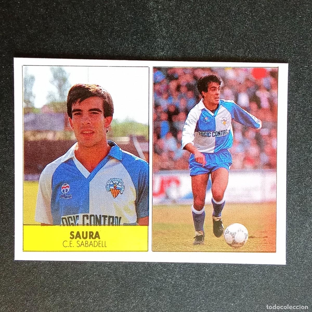 Cromos de f&uacute;tbol: SAURA SABADELL CROMO EDITORIAL FESTIVAL 1987 1988 LIGA 87 88 NUNCA PEGADO