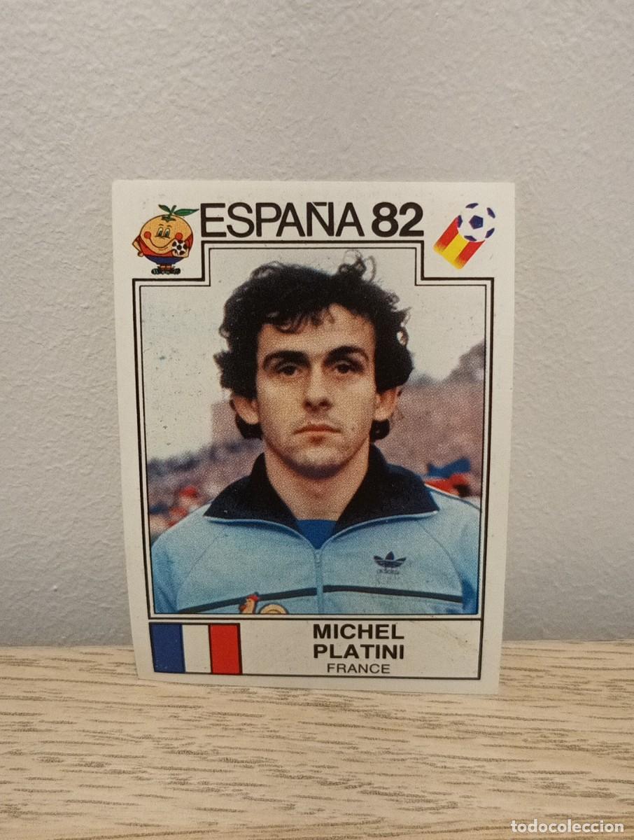 Cromos de f&uacute;tbol: MICHEL PLATINI FRANCIA MUNDIAL ESPA&Ntilde;A 82 PANINI RECUPERADO
