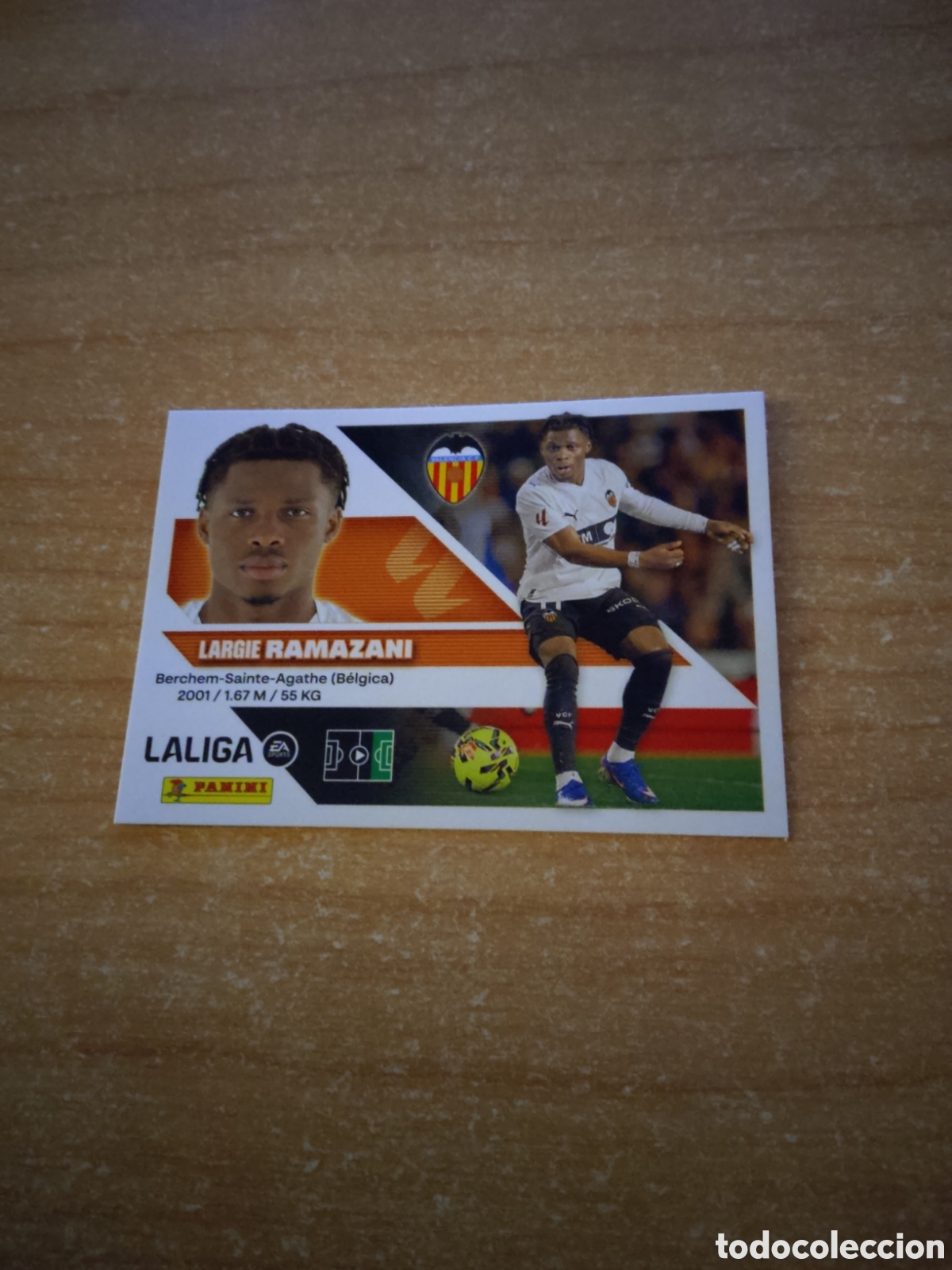 Cromos de f&uacute;tbol: 19 RAMAZANI VALENCIA LIGA ESTE 2026 2027