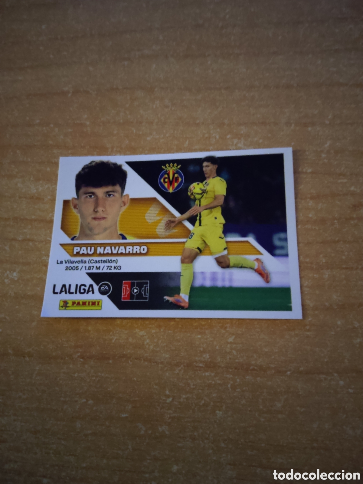 Cromos de f&uacute;tbol: 6 A PAU NAVARRO VILLARREAL LIGA ESTE 2026 2027