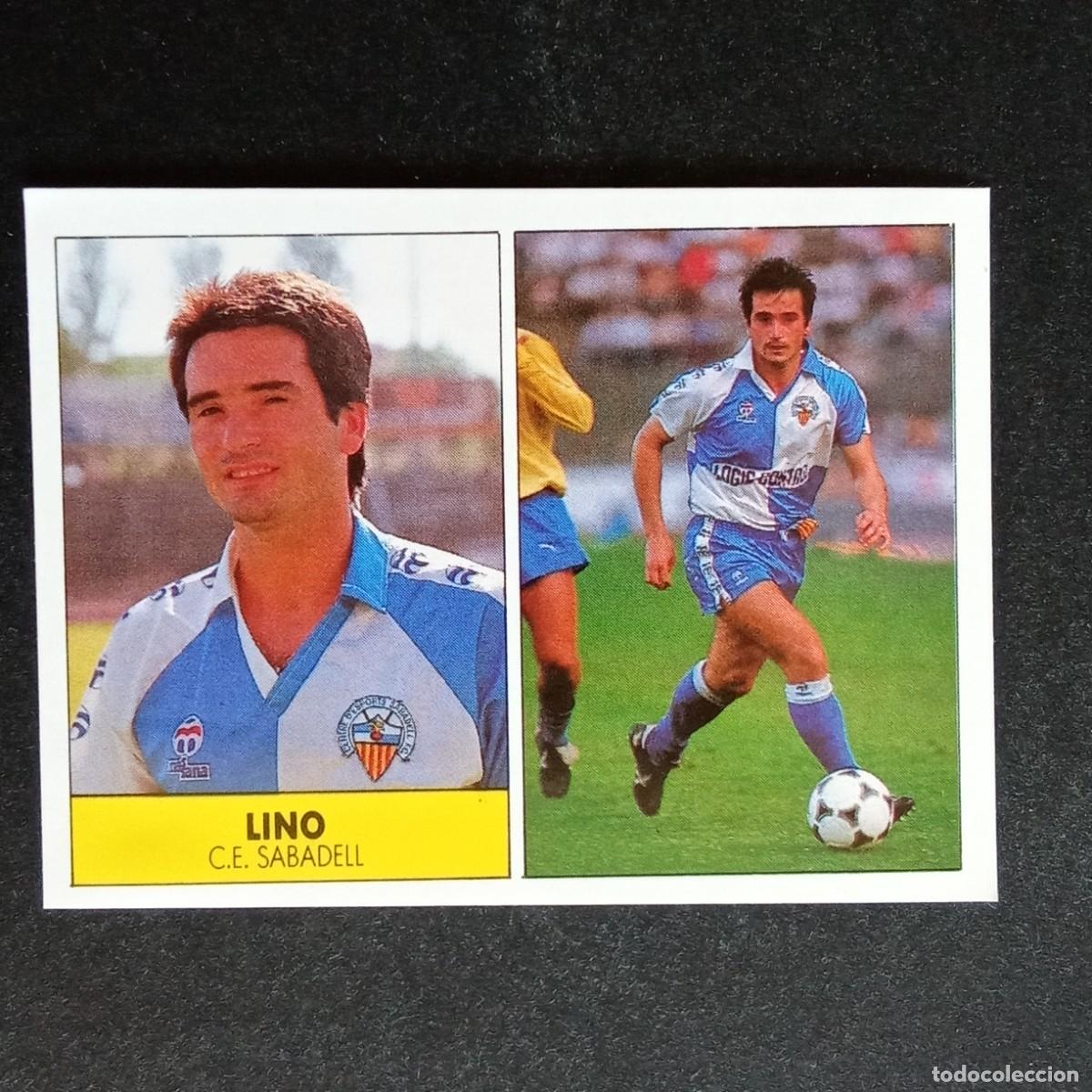 Cromos de f&uacute;tbol: LINO SABADELL CROMO EDITORIAL FESTIVAL 1987 1988 LIGA 87 88 NUNCA PEGADO