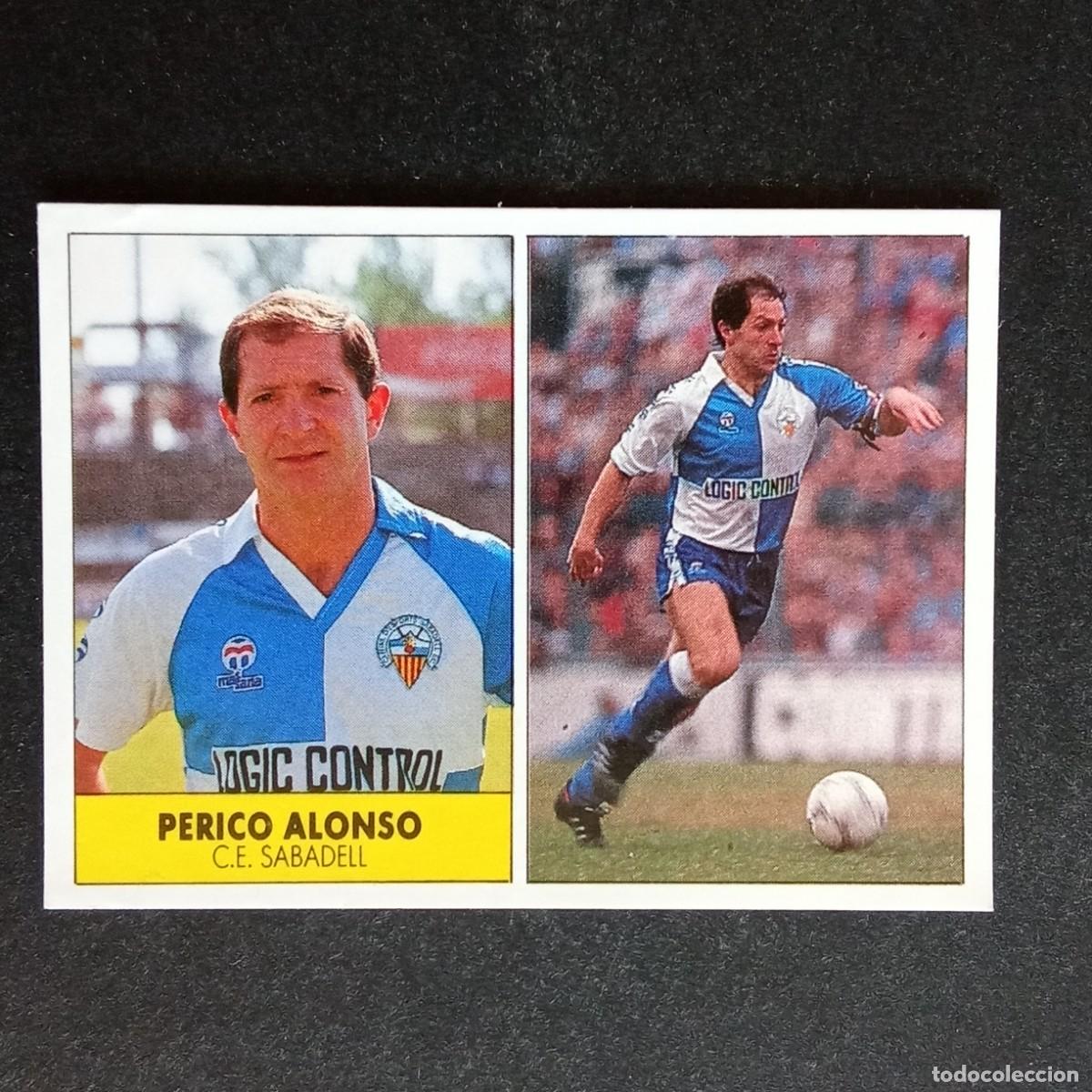 Cromos de f&uacute;tbol: PERICO ALONSO SABADELL CROMO EDITORIAL FESTIVAL 1987 1988 LIGA 87 88 NUNCA PEGADO