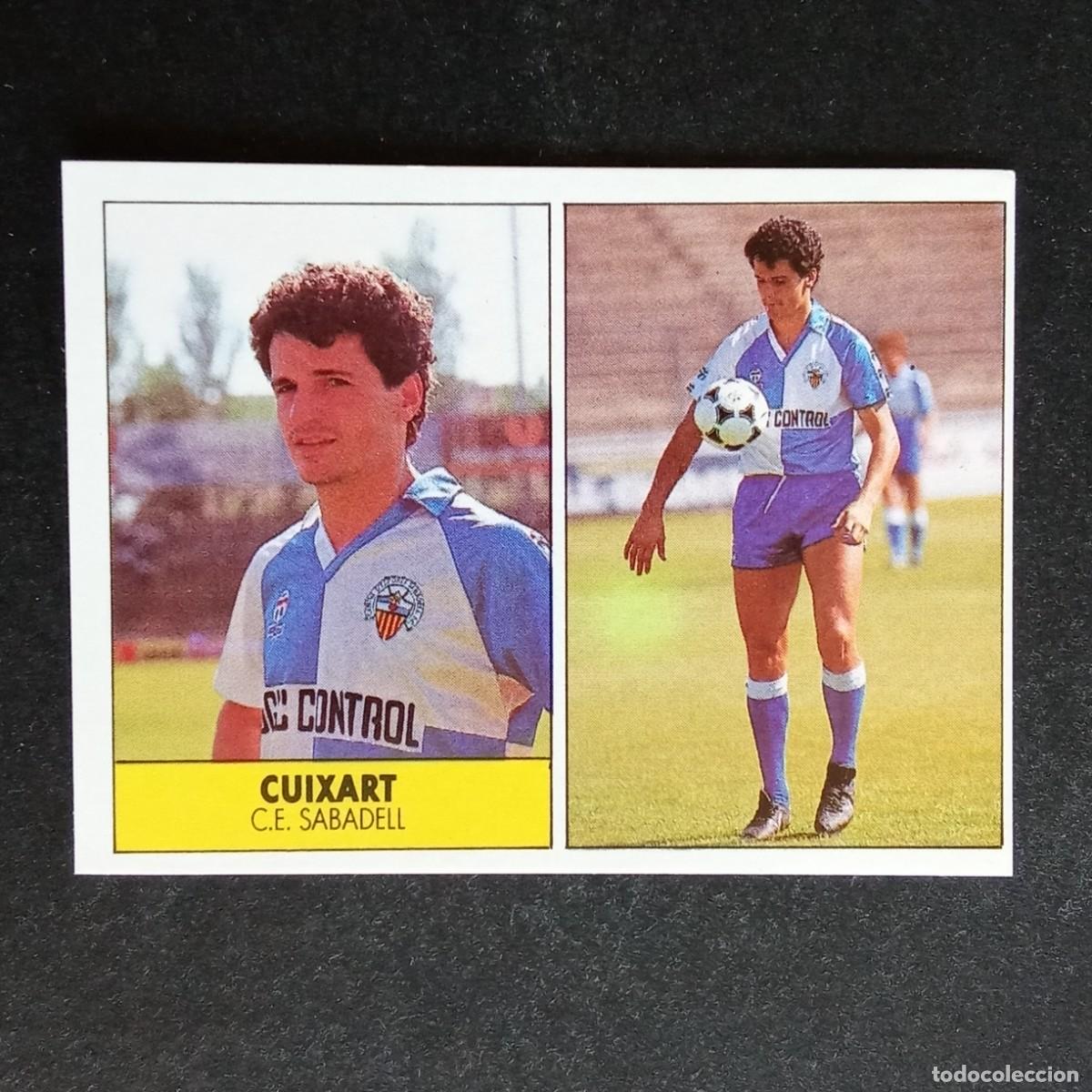 Cromos de f&uacute;tbol: CUIXART SABADELL CROMO EDITORIAL FESTIVAL 1987 1988 LIGA 87 88 NUNCA PEGADO