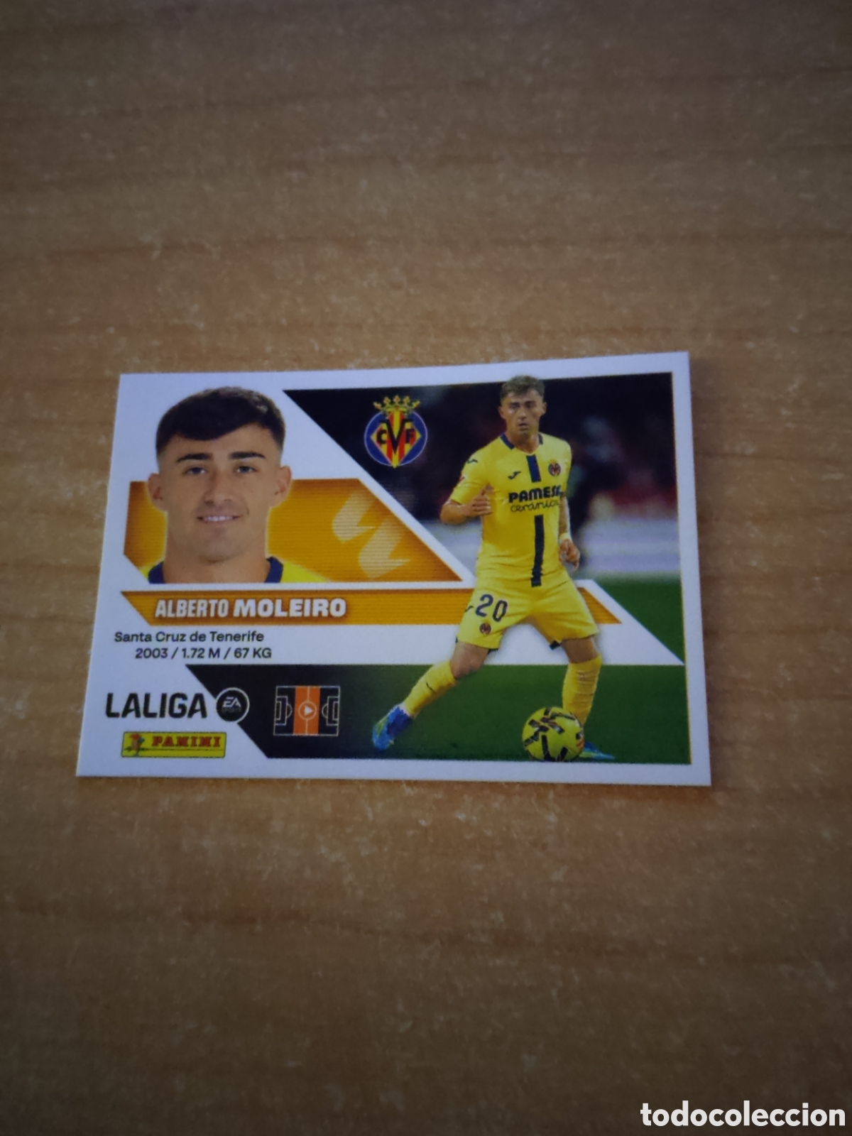 Cromos de f&uacute;tbol: 14 MOLEIRO VILLARREAL LIGA ESTE 2026 2027