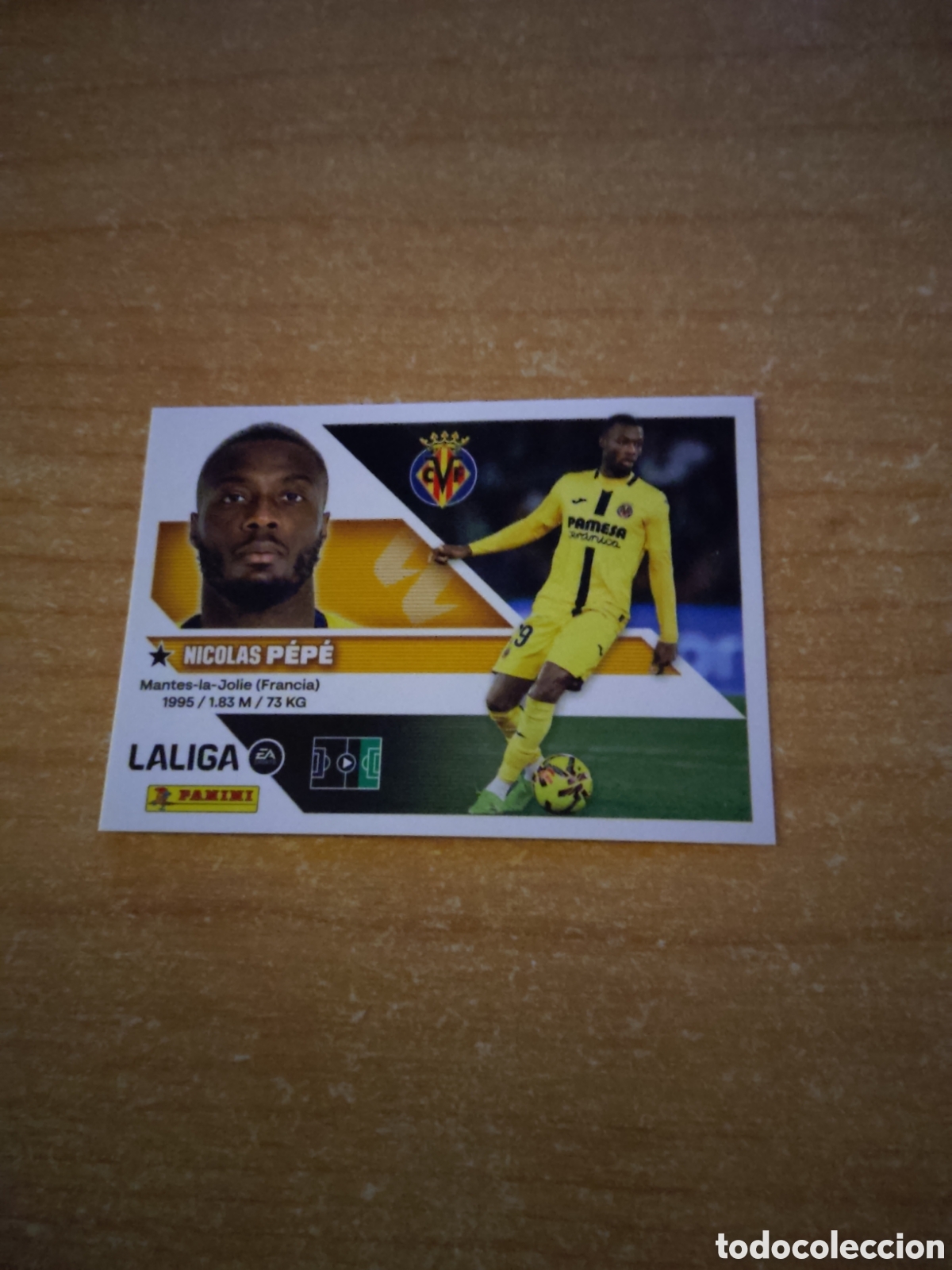 Cromos de f&uacute;tbol: 18 NICOLAS PEPE VILLARREAL LIGA ESTE 2026 2027