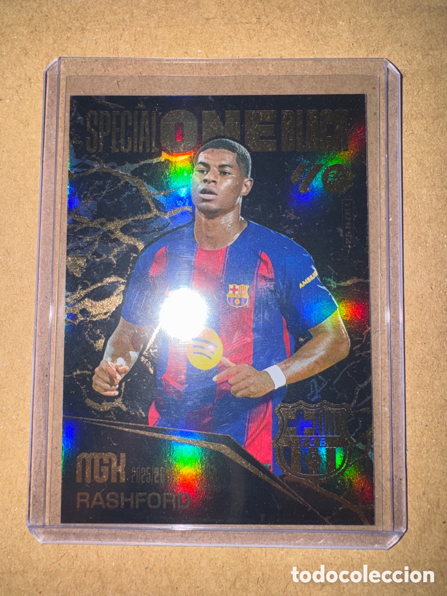 Cromos de f&uacute;tbol: # Rashford FC Barcelona Special One Black Tercera 3 edici&oacute;n Megacracks 25 26 2025 2026 3&ordf;