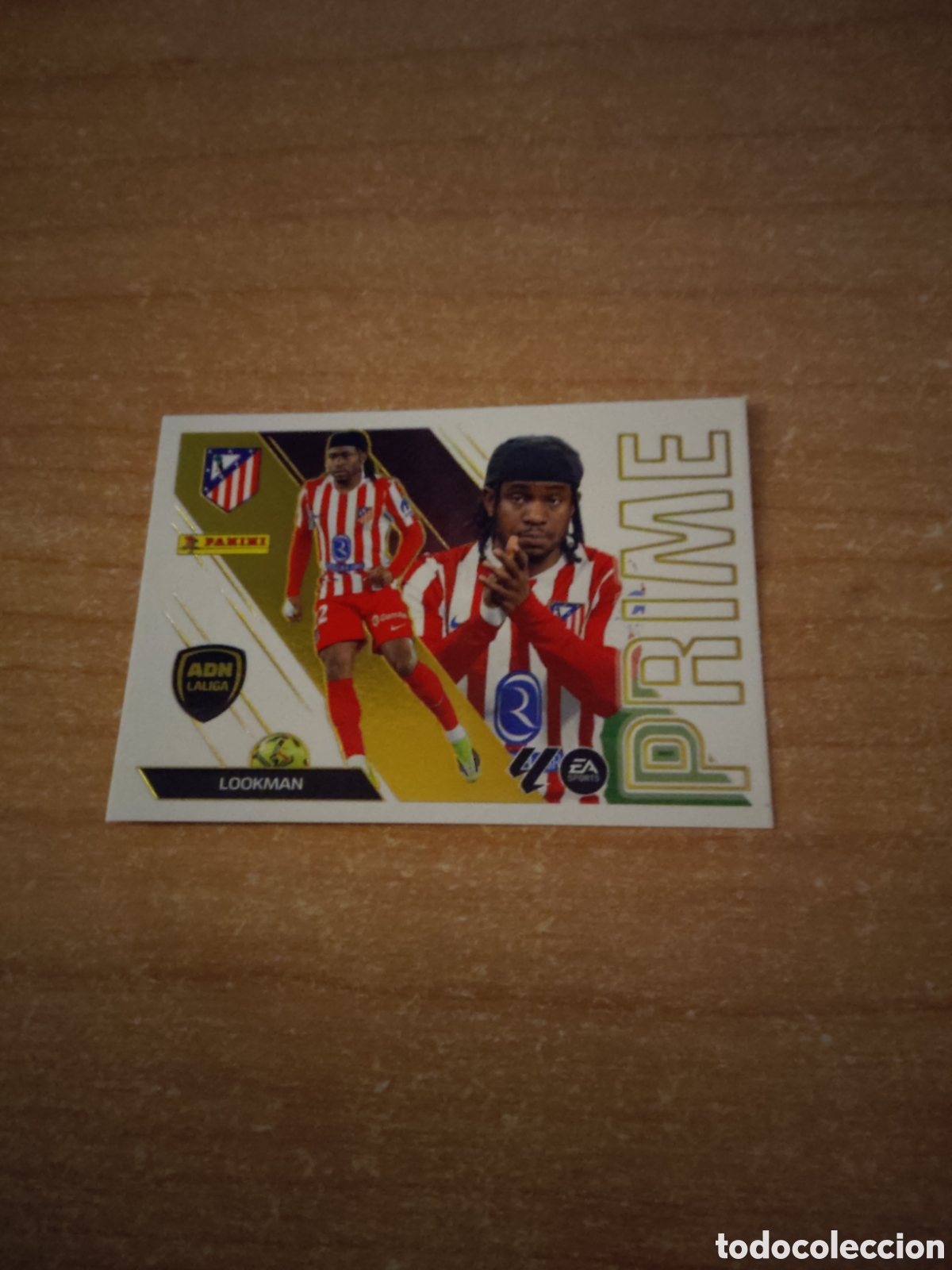 Cromos de f&uacute;tbol: 7 LOOKMAN ATLETICO MADRID ADN LALIGA PRIME LIGA ESTE 2026 2027