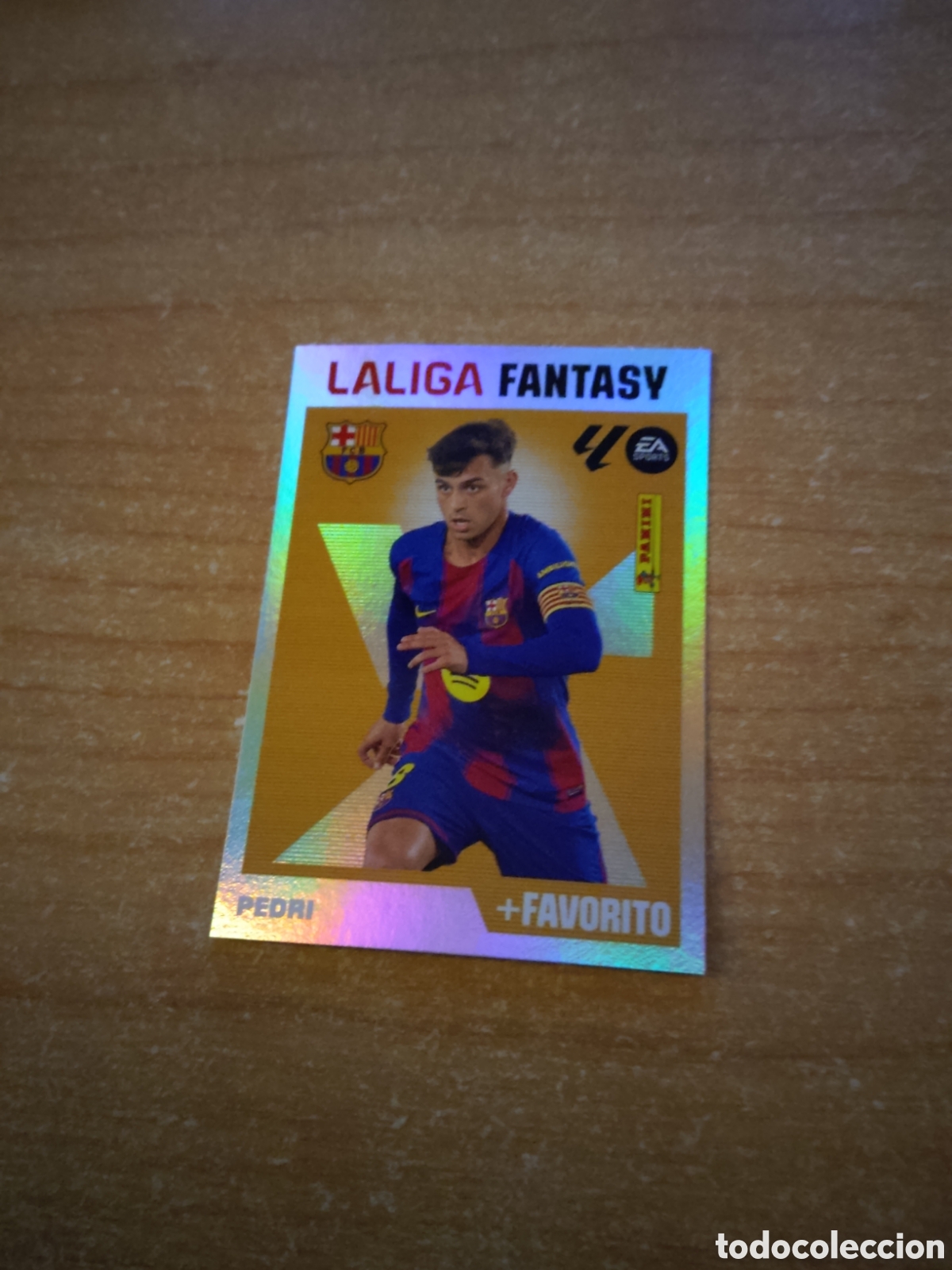 Cromos de f&uacute;tbol: 7 PEDRI BARCELONA LA LIGA FANTASY LIGA ESTE 2026 2027