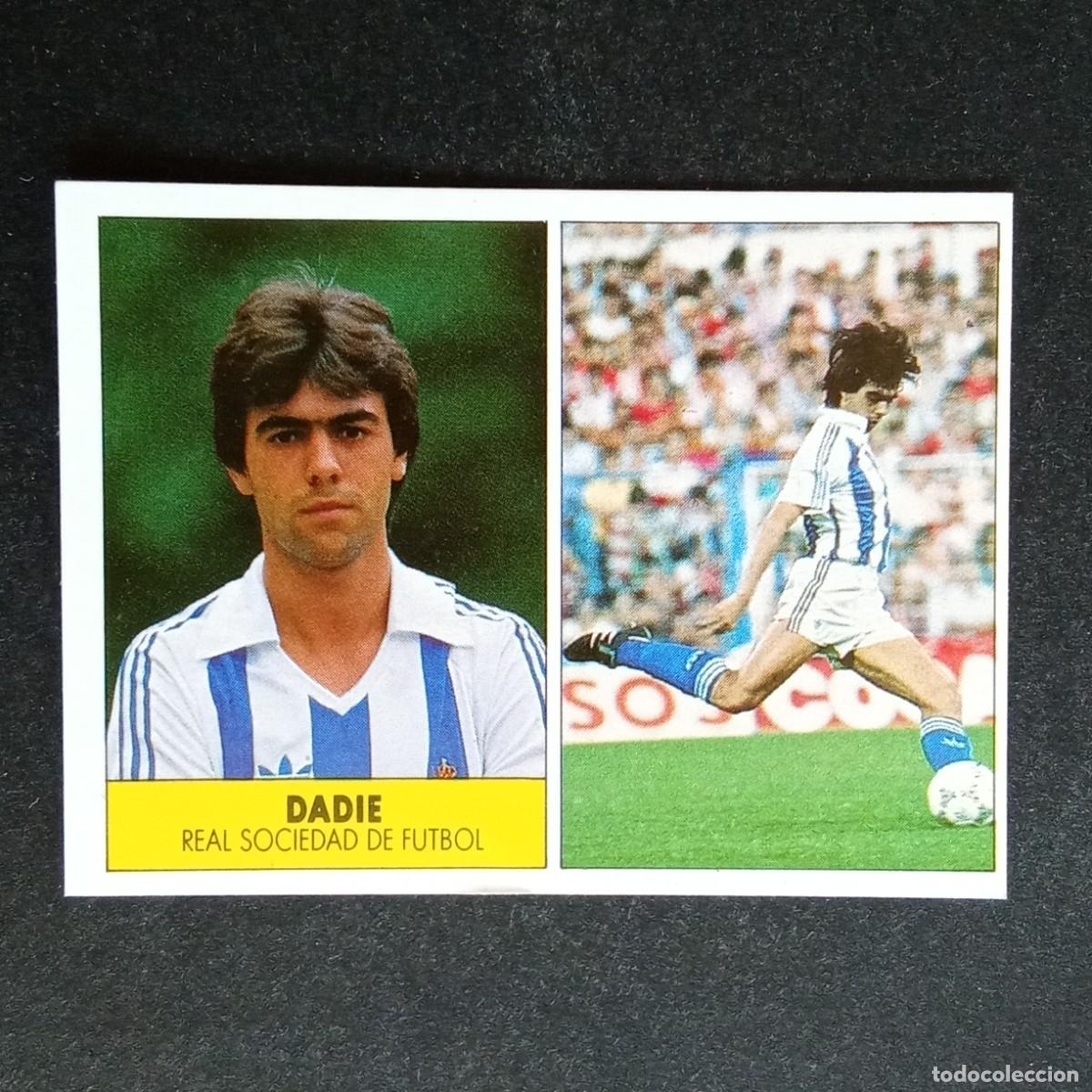 Cromos de f&uacute;tbol: DADIE REAL SOCIEDAD CROMO EDITORIAL FESTIVAL 1987 1988 LIGA 87 88 NUNCA PEGADO