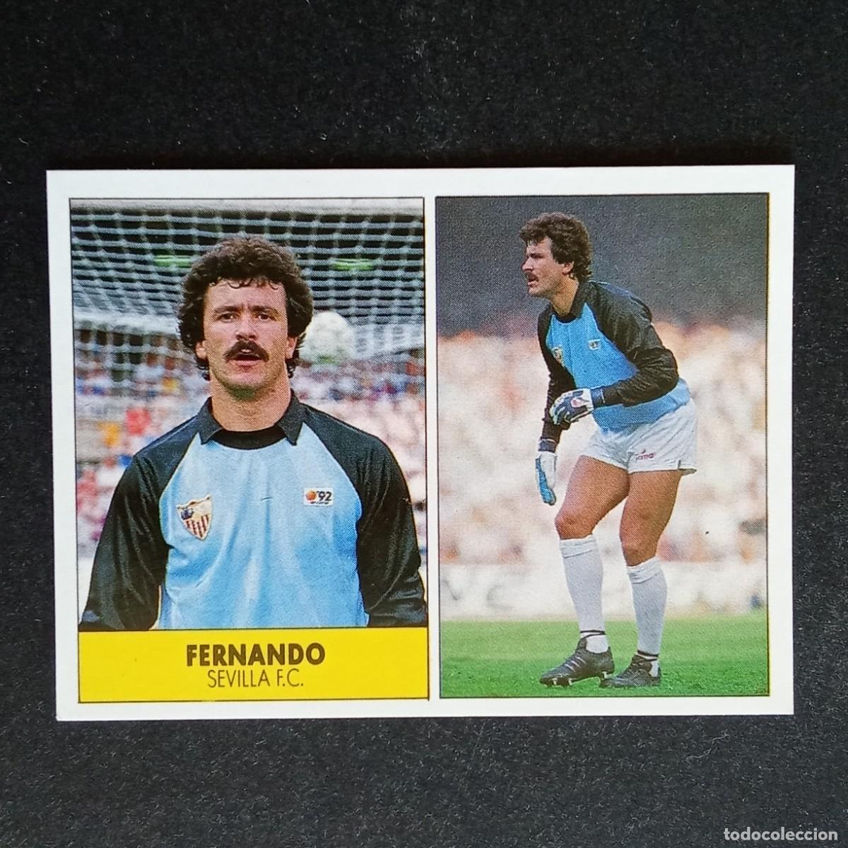 Cromos de f&uacute;tbol: FERNANDO SEVILLA CROMO EDITORIAL FESTIVAL 1987 1988 LIGA 87 88 NUNCA PEGADO