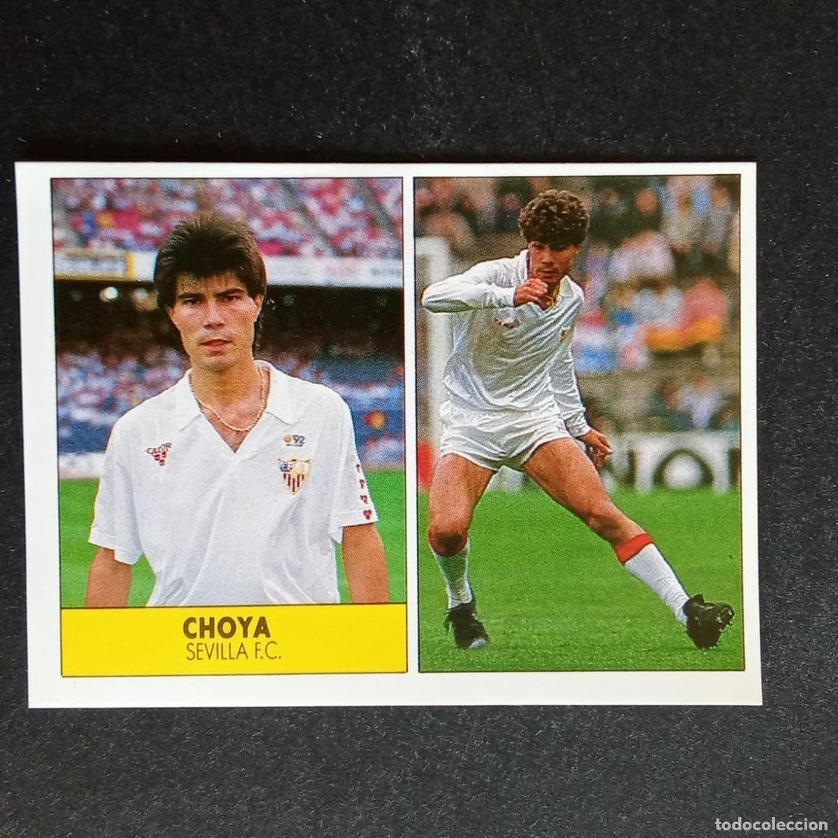 Cromos de f&uacute;tbol: CHOYA SEVILLA CROMO EDITORIAL FESTIVAL 1987 1988 LIGA 87 88 NUNCA PEGADO