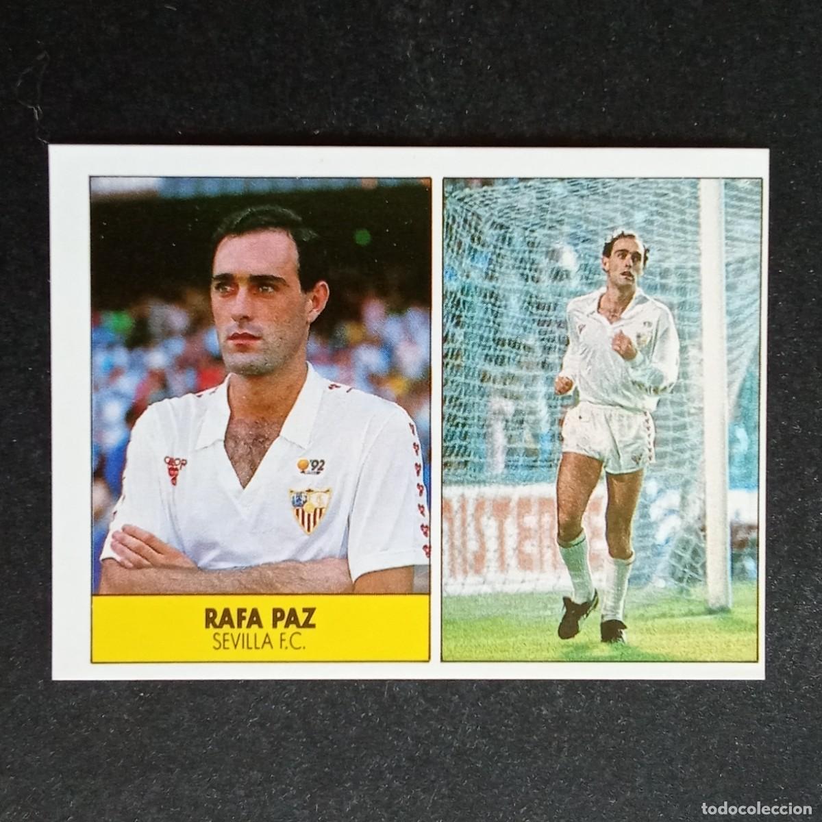 Cromos de f&uacute;tbol: RAFA PAZ SEVILLA CROMO EDITORIAL FESTIVAL 1987 1988 LIGA 87 88 NUNCA PEGADO