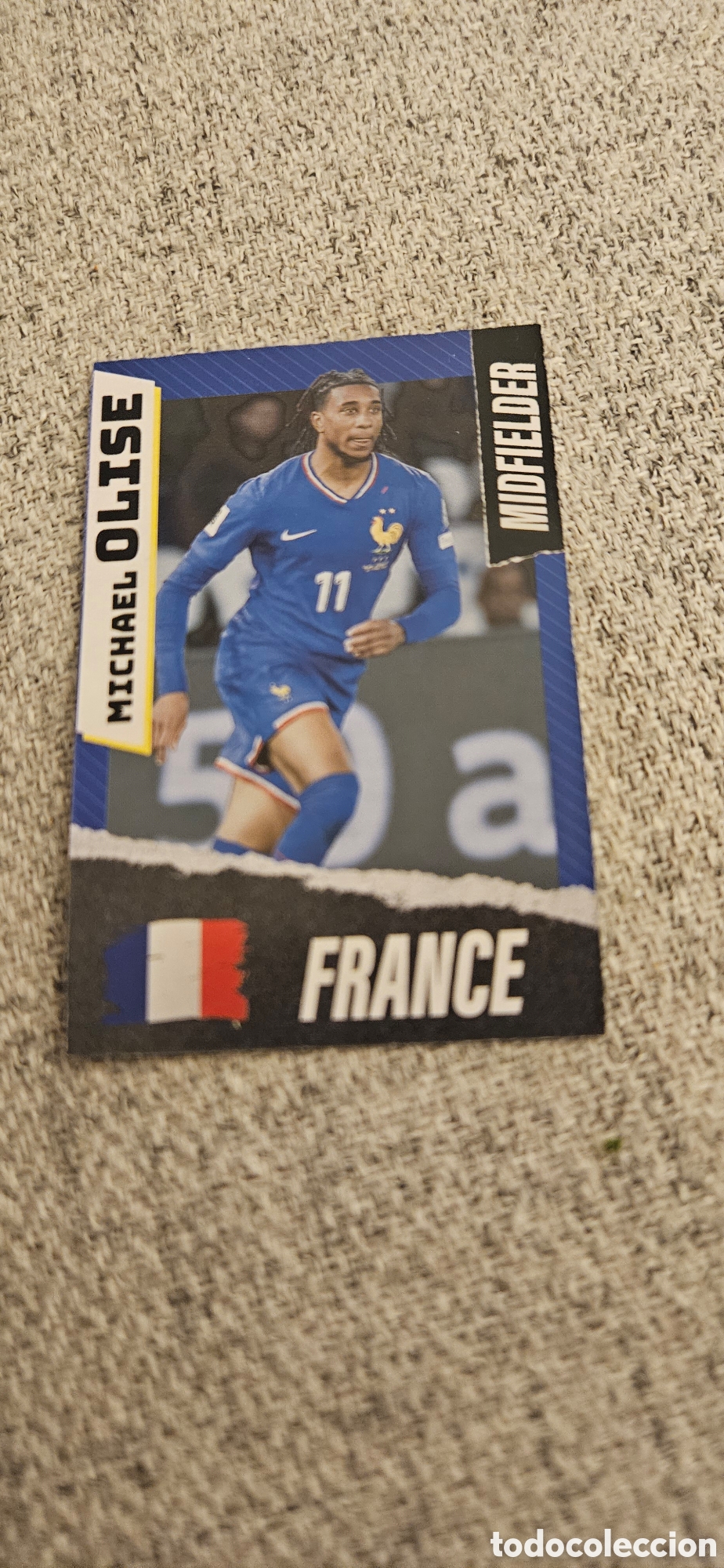 Cromos de f&uacute;tbol: Olise Francia mundial carta rara 2026 26 top players