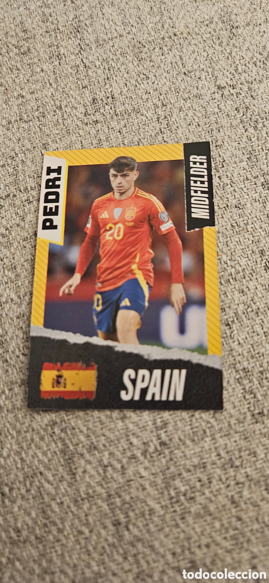 Cromos de f&uacute;tbol: Pedri Espa&ntilde;a mundial carta rara 2026 26 top players