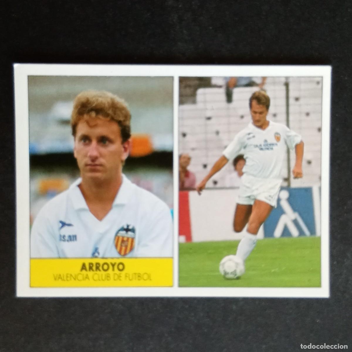 Cromos de f&uacute;tbol: ARROYO VALENCIA CROMO EDITORIAL FESTIVAL 1987 1988 LIGA 87 88 NUNCA PEGADO