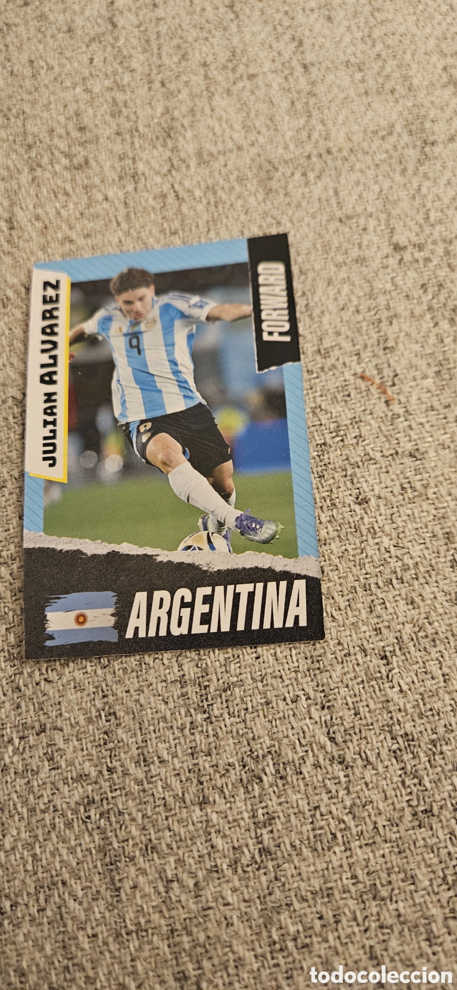 Cromos de f&uacute;tbol: &Aacute;lvarez Argentina mundial carta rara 2026 26 top players