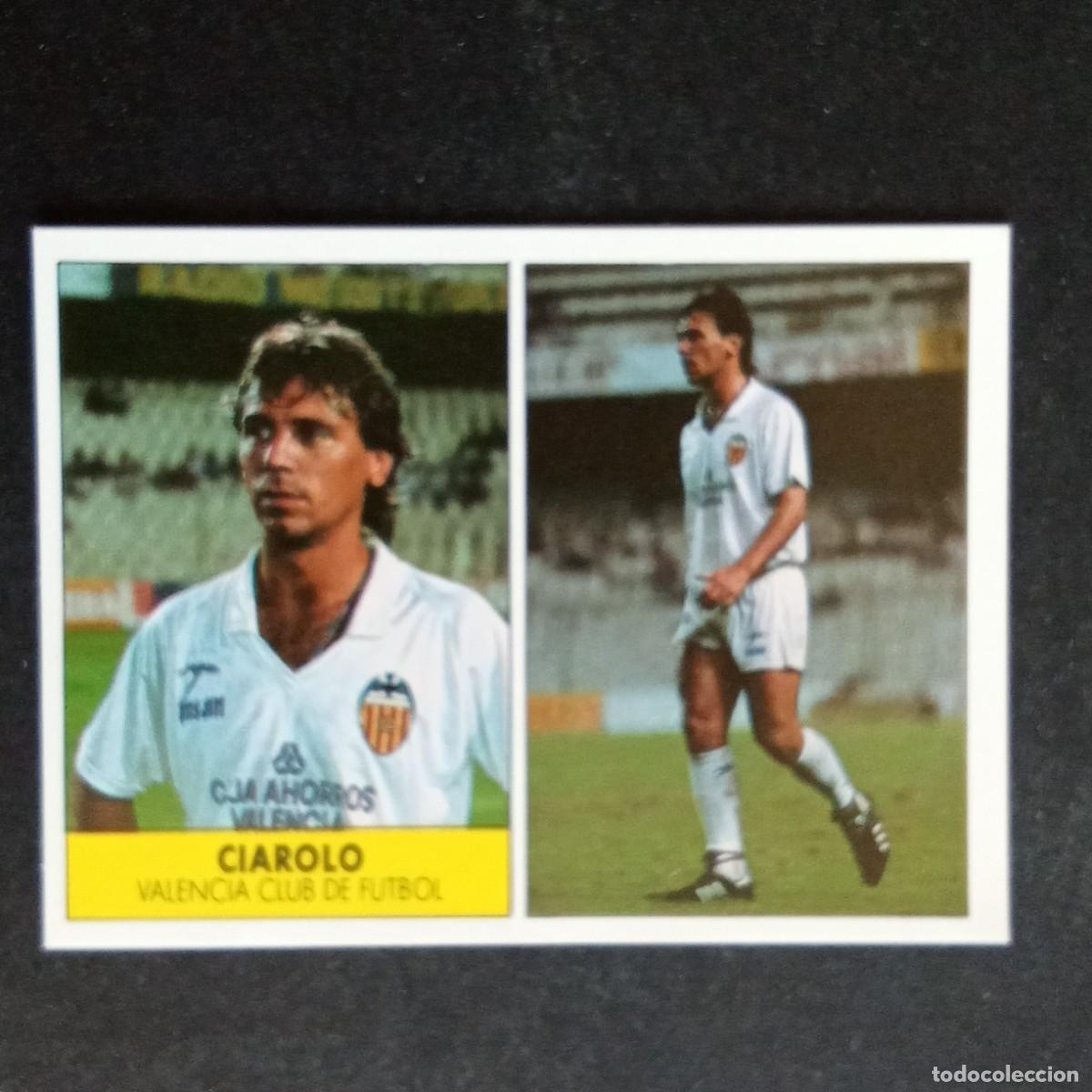 Cromos de f&uacute;tbol: CIAROLO VALENCIA CROMO EDITORIAL FESTIVAL 1987 1988 LIGA 87 88 NUNCA PEGADO