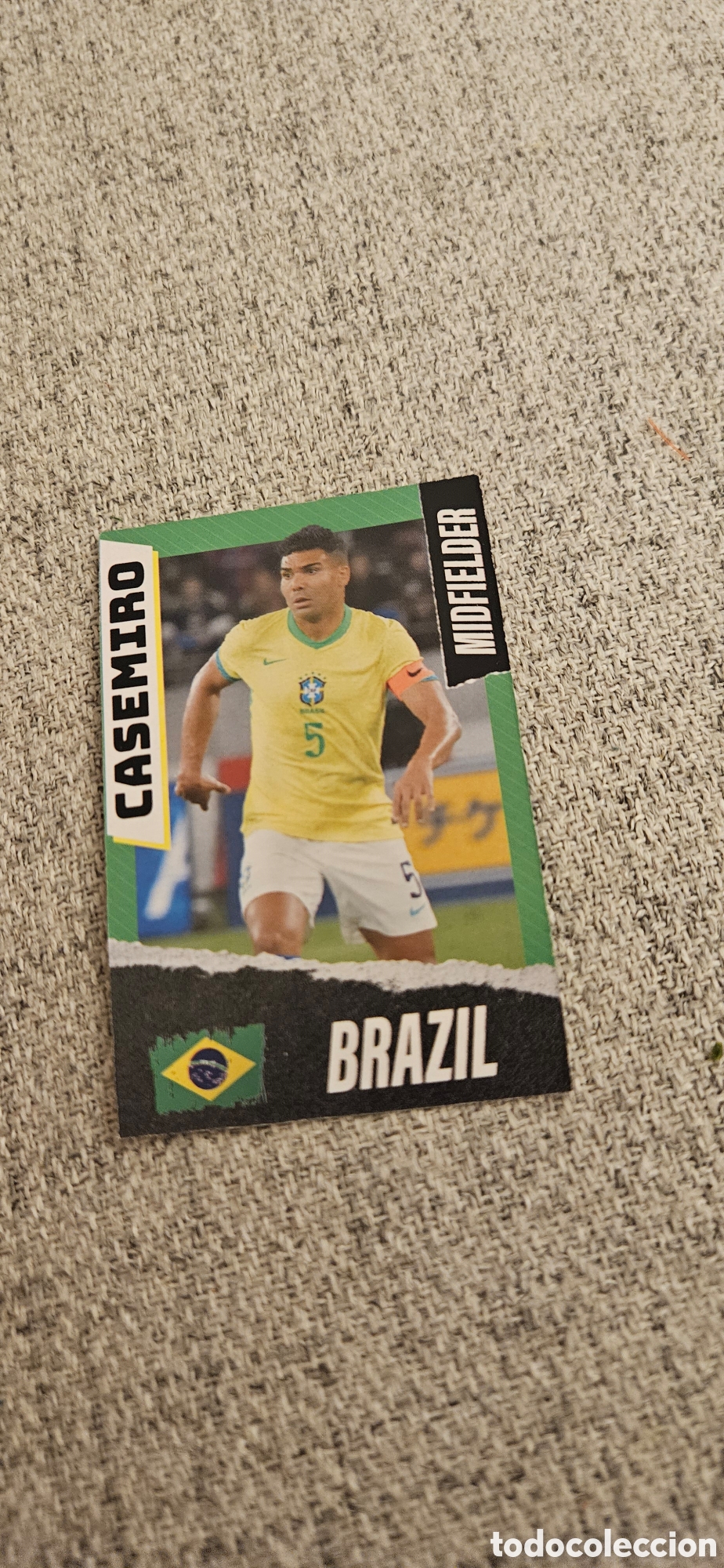 Cromos de f&uacute;tbol: Casemiro Brasil mundial carta rara 2026 26 top players