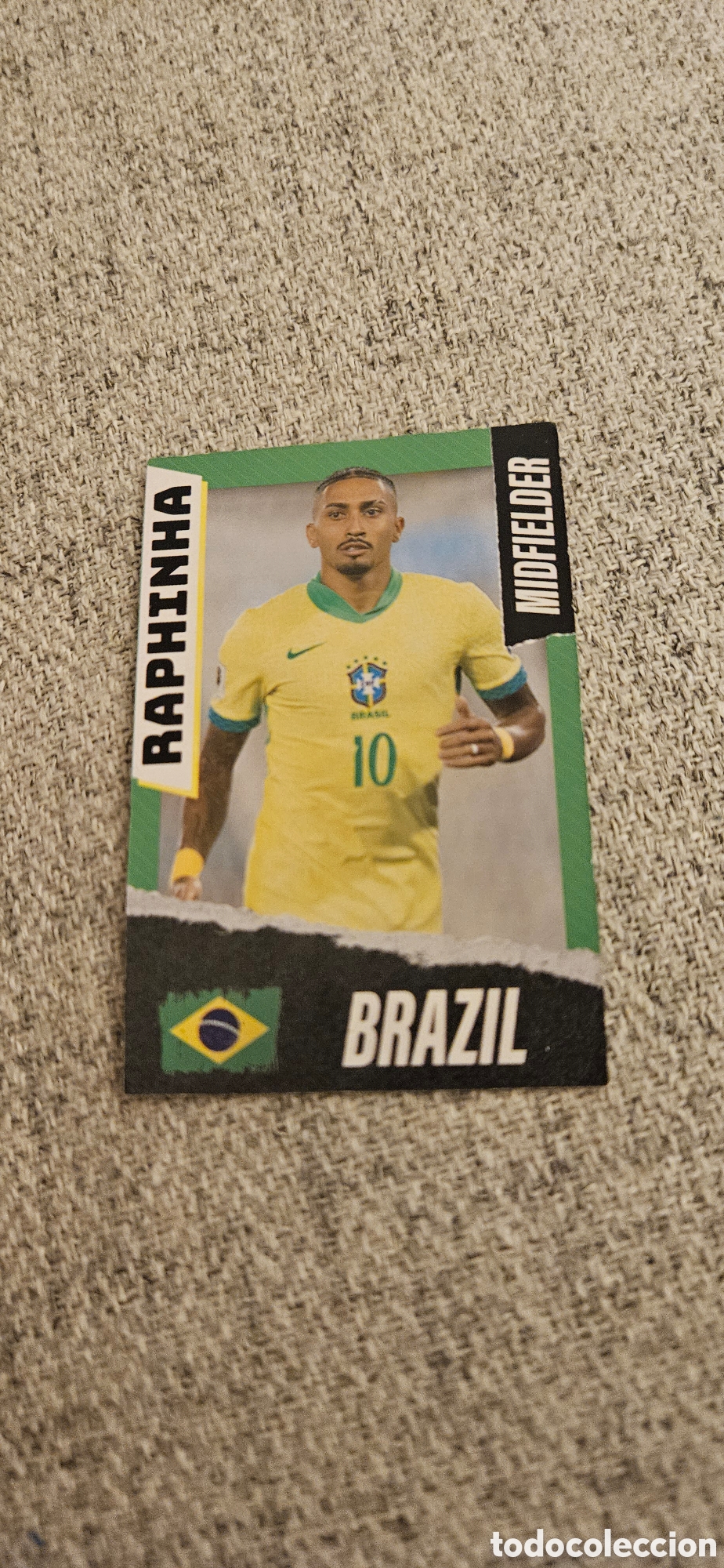 Cromos de f&uacute;tbol: Raphinha brasil mundial carta rara 2026 26 top players