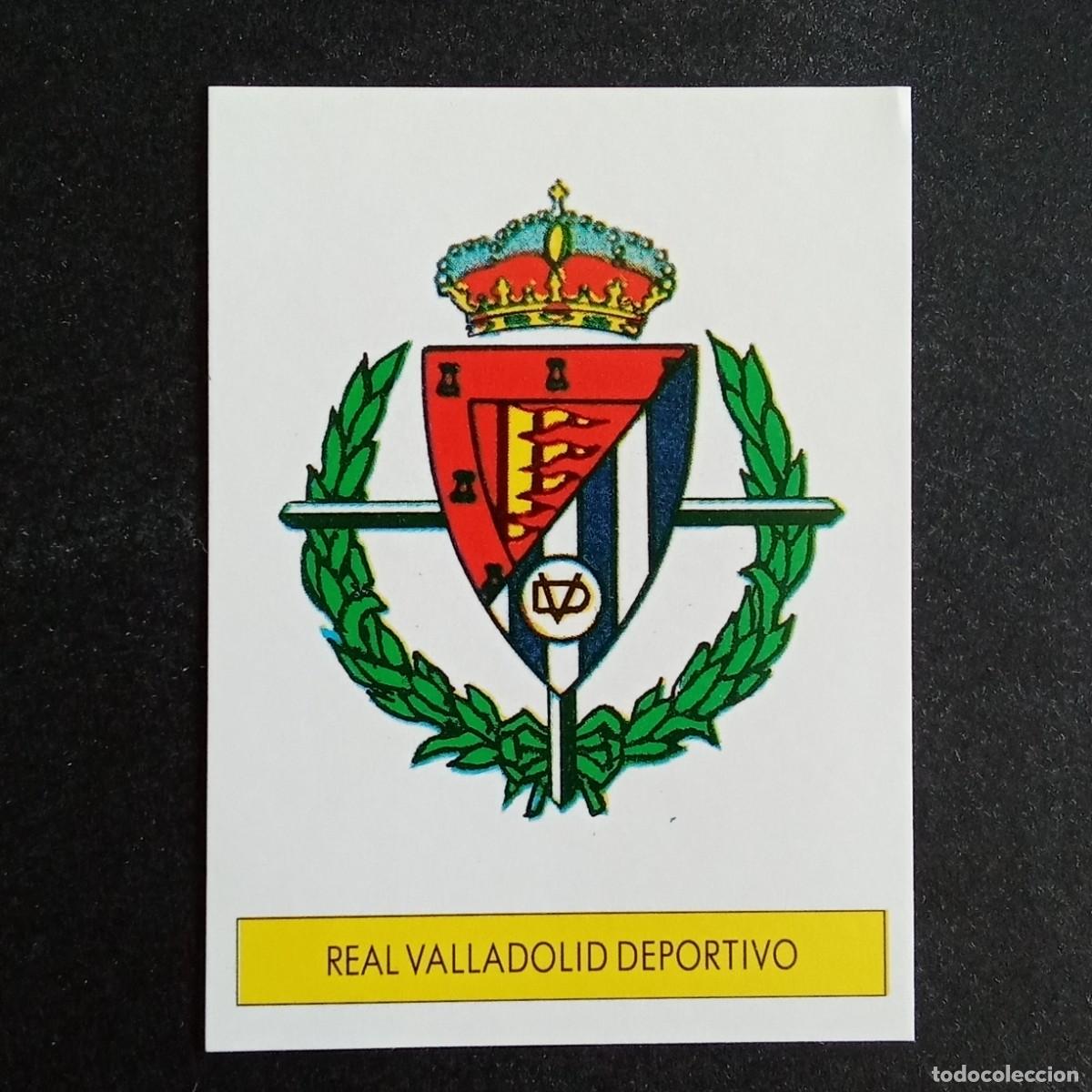 Cromos de f&uacute;tbol: ESCUDO VALLADOLID CROMO EDITORIAL FESTIVAL 1987 1988 LIGA 87 88 NUNCA PEGADO