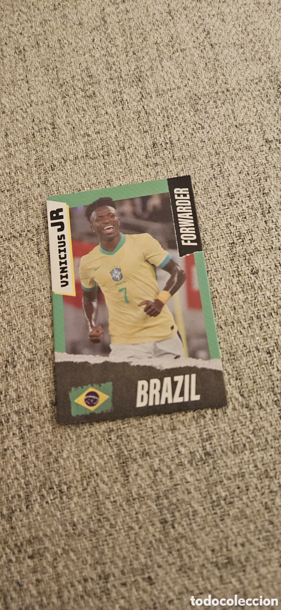 Cromos de f&uacute;tbol: Vinicius jr Brasil mundial carta rara 2026 26 top players