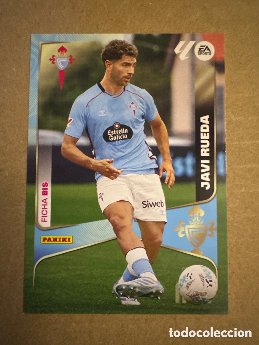 Cromos de f&uacute;tbol: # BIS 115 Javi Rueda Celta de Vigo Tercera 3 edici&oacute;n Megacracks 25 26 2025 2026 3&ordf;