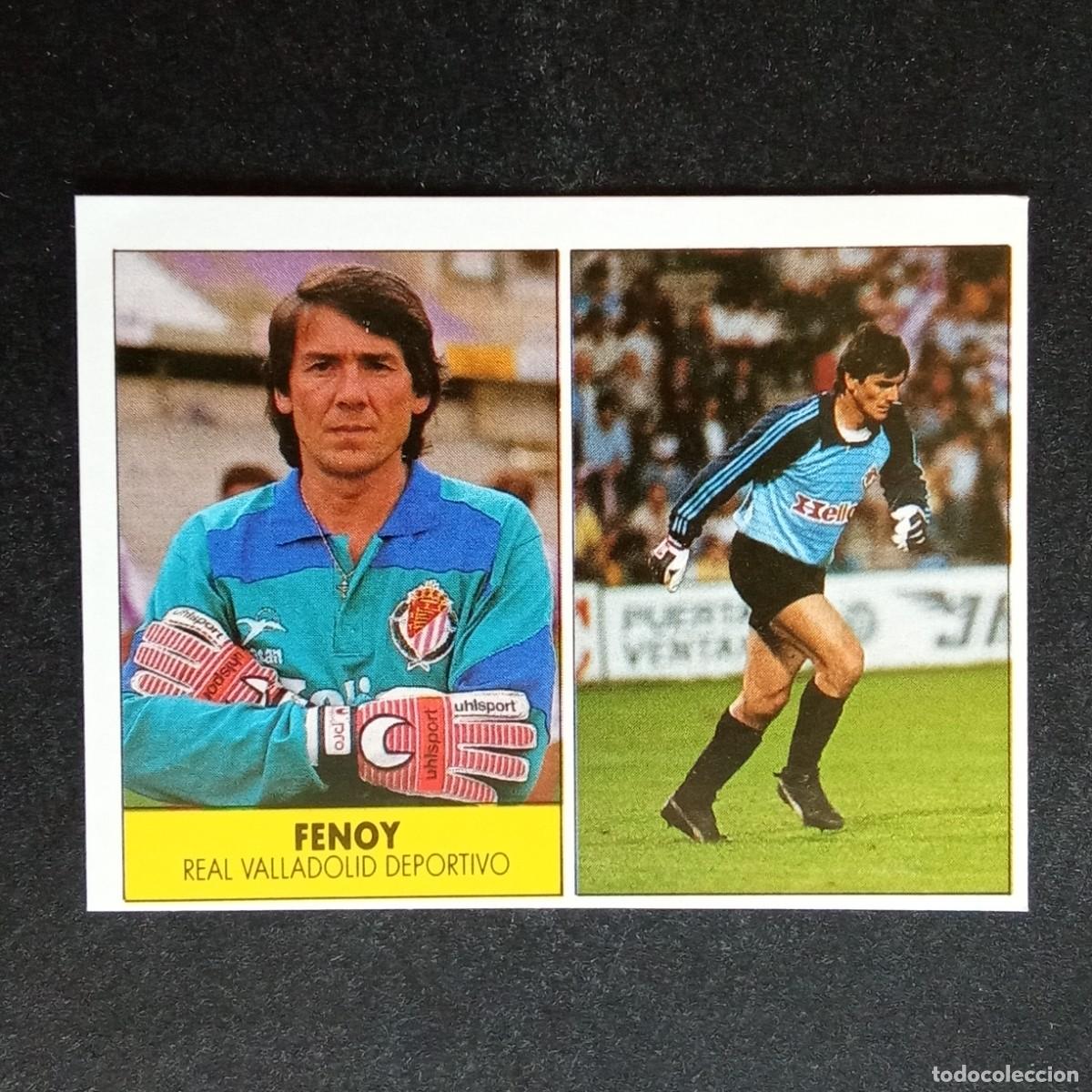 Cromos de f&uacute;tbol: FENOY VALLADOLID CROMO EDITORIAL FESTIVAL 1987 1988 LIGA 87 88 NUNCA PEGADO