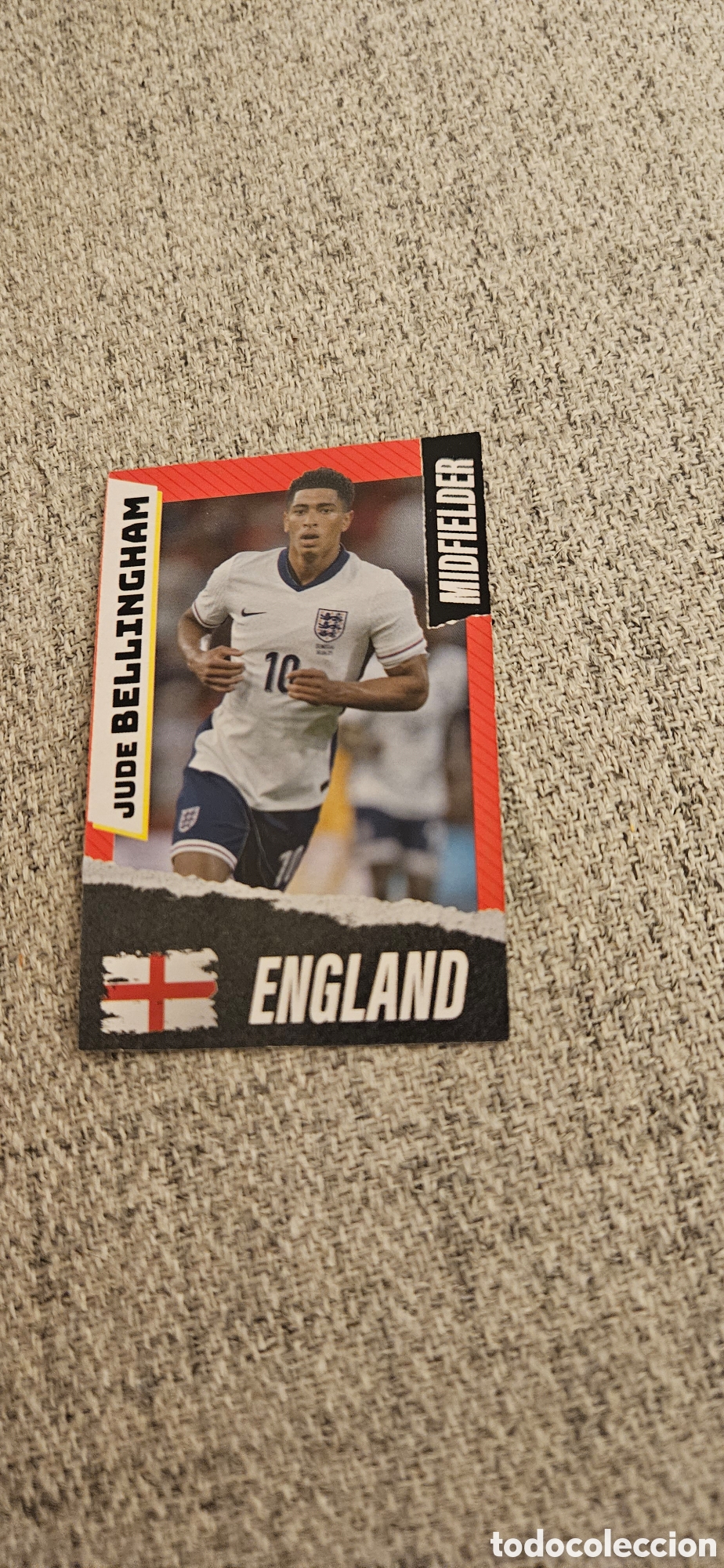 Cromos de f&uacute;tbol: Bellingham Inglaterra mundial carta rara 2026 26 top players