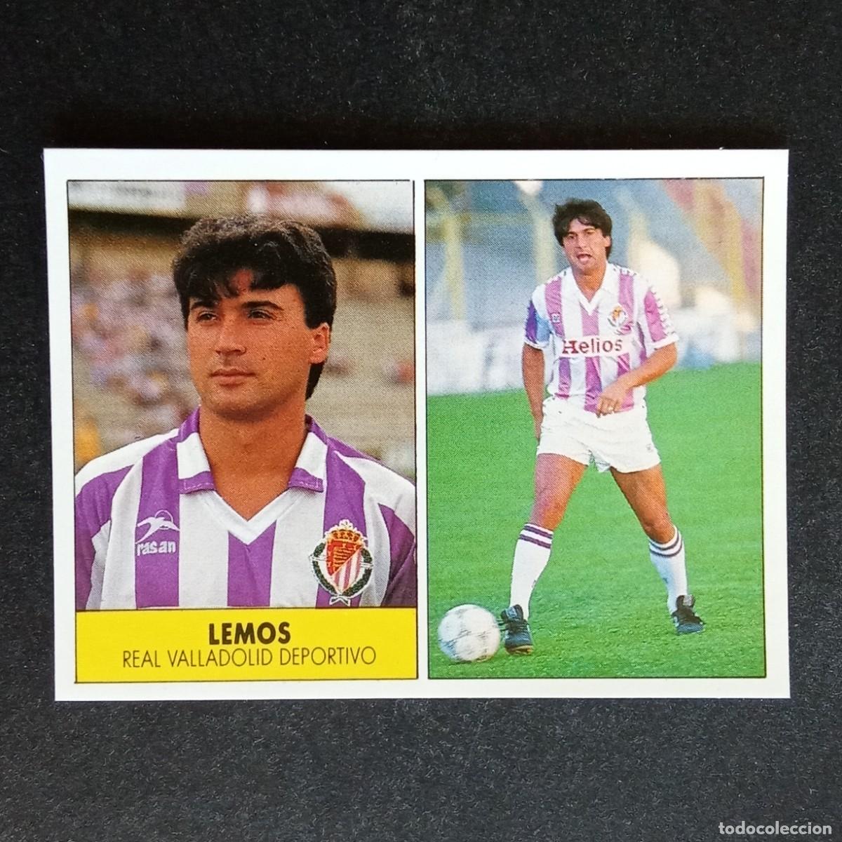 Cromos de f&uacute;tbol: LEMOS VALLADOLID CROMO EDITORIAL FESTIVAL 1987 1988 LIGA 87 88 NUNCA PEGADO
