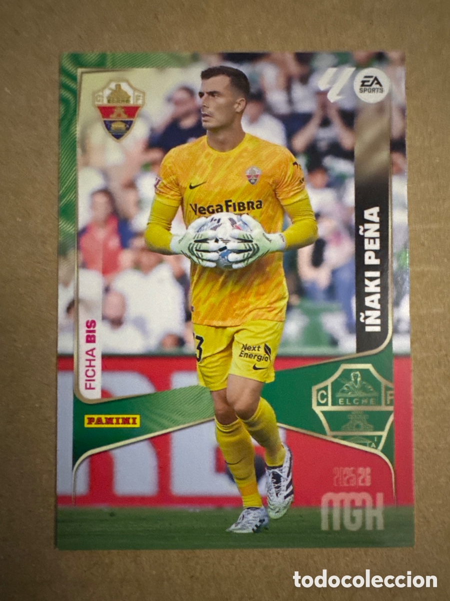 Cromos de f&uacute;tbol: # BIS 129 I&ntilde;aki Pe&ntilde;a Elche Tercera 3 edici&oacute;n Megacracks 25 26 2025 2026 3&ordf;