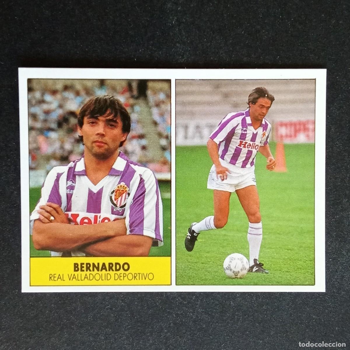 Cromos de f&uacute;tbol: BERNARDO VALLADOLID CROMO EDITORIAL FESTIVAL 1987 1988 LIGA 87 88 NUNCA PEGADO