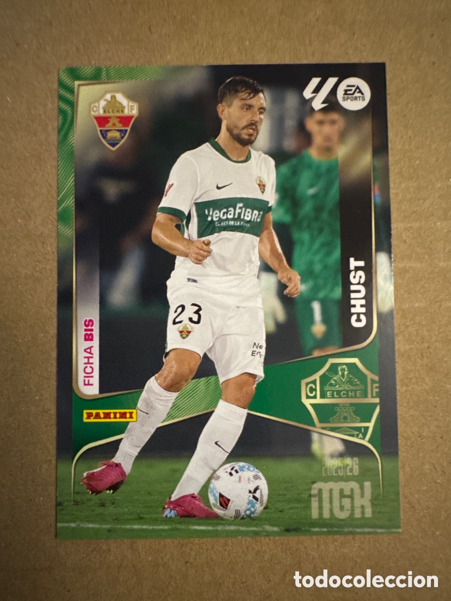 Cromos de f&uacute;tbol: # BIS 132 Chust Elche Tercera 3 edici&oacute;n Megacracks 25 26 2025 2026 3&ordf;