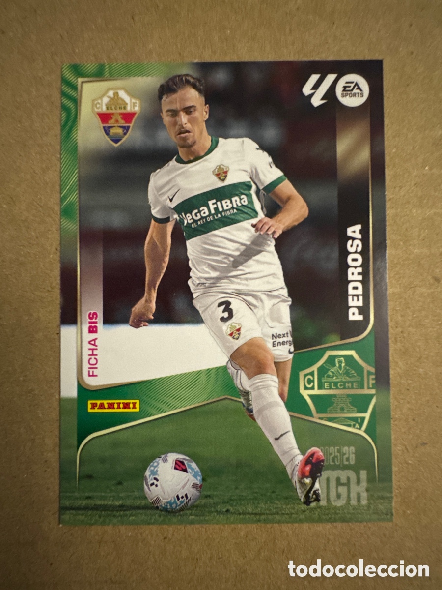 Cromos de f&uacute;tbol: # BIS 135 Pedrosa Elche Tercera 3 edici&oacute;n Megacracks 25 26 2025 2026 3&ordf;