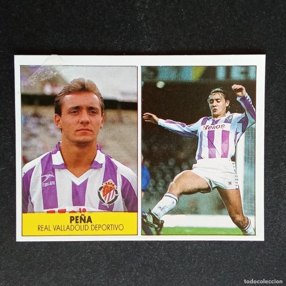Cromos de f&uacute;tbol: PE&Ntilde;A VALLADOLID CROMO EDITORIAL FESTIVAL 1987 1988 LIGA 87 88 NUNCA PEGADO