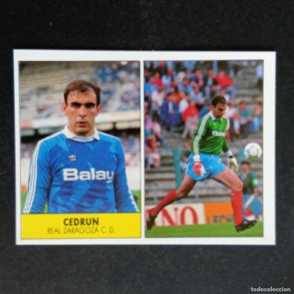 Cromos de f&uacute;tbol: CEDRUN ZARAGOZA CROMO EDITORIAL FESTIVAL 1987 1988 LIGA 87 88 NUNCA PEGADO