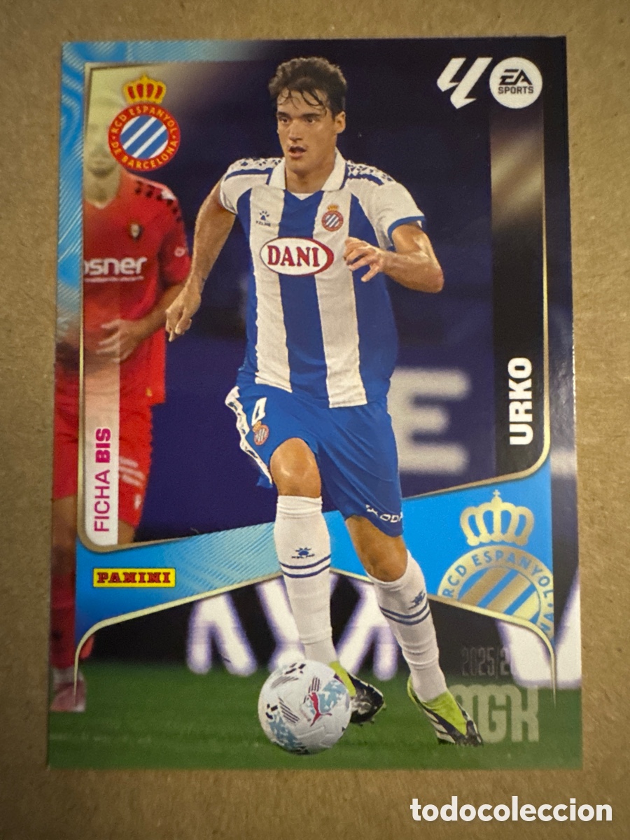 Cromos de f&uacute;tbol: # BIS 156 Urko Espanyol Tercera 3 edici&oacute;n Megacracks 25 26 2025 2026 3&ordf;