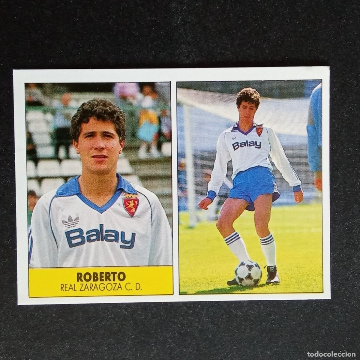 Cromos de f&uacute;tbol: ROBERTO ZARAGOZA CROMO EDITORIAL FESTIVAL 1987 1988 LIGA 87 88 NUNCA PEGADO